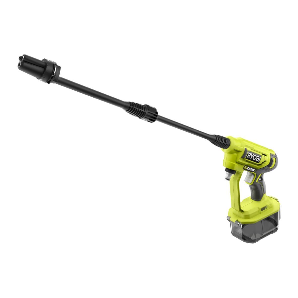 Ryobi Akku-Mitteldruckreiniger mobiler Akku-Mitteldruckreiniger ONE+ 18 V, 22 bar 3-fach Düse, ohne A