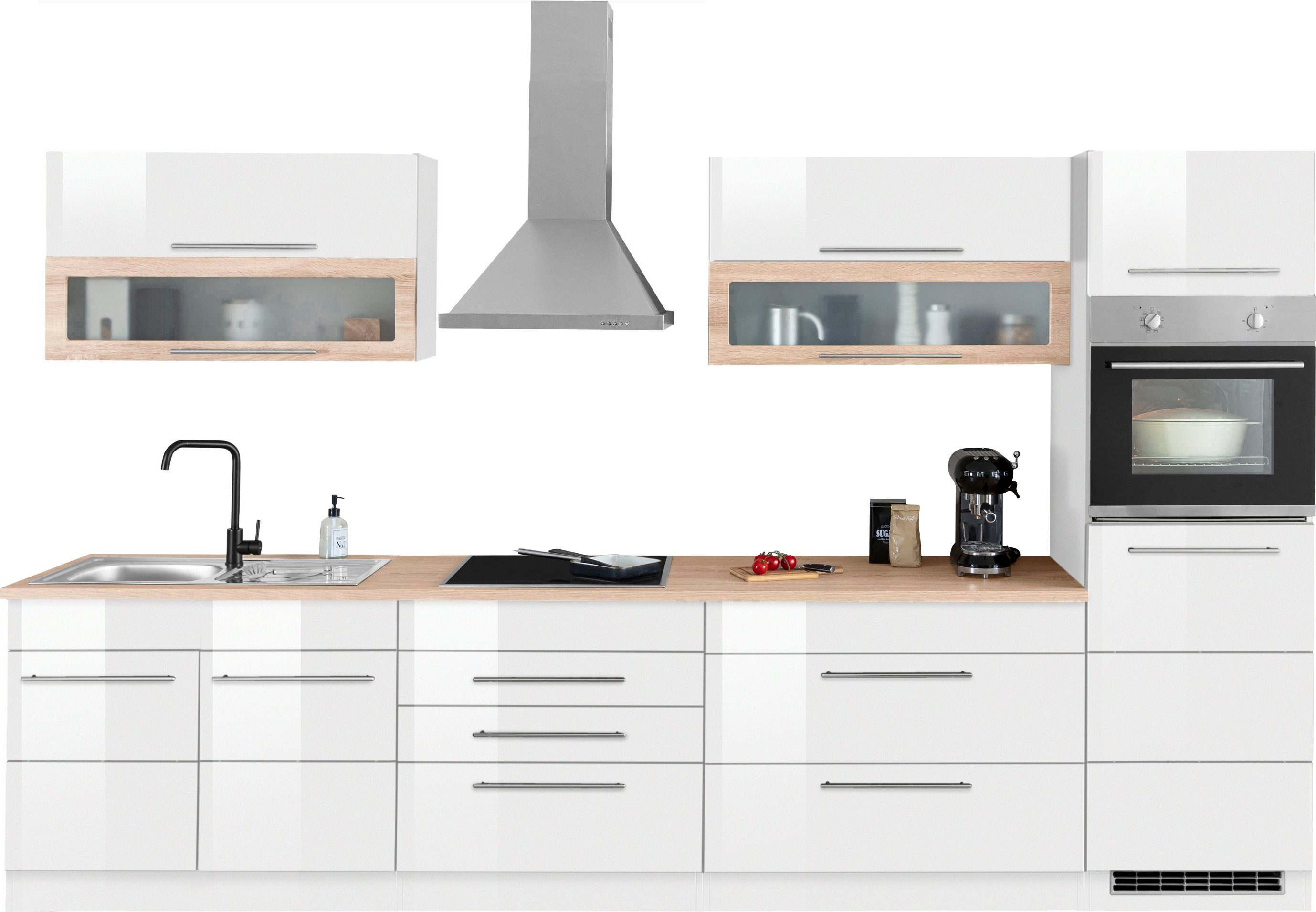 KOCHSTATION Küchenzeile "KS-Wien" Breite 340 cm, wahlweise mit E-Geräten un günstig online kaufen