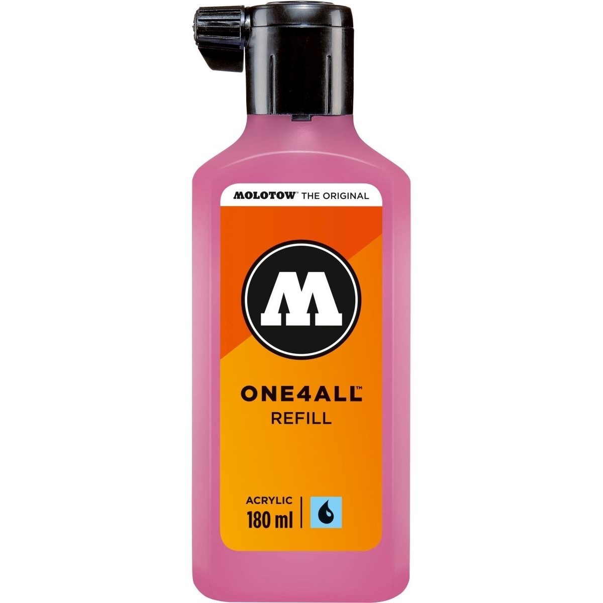 MOLOTOW Füllhalter Nachfülltinte One4All für Permanentmarker 180ml neonpink