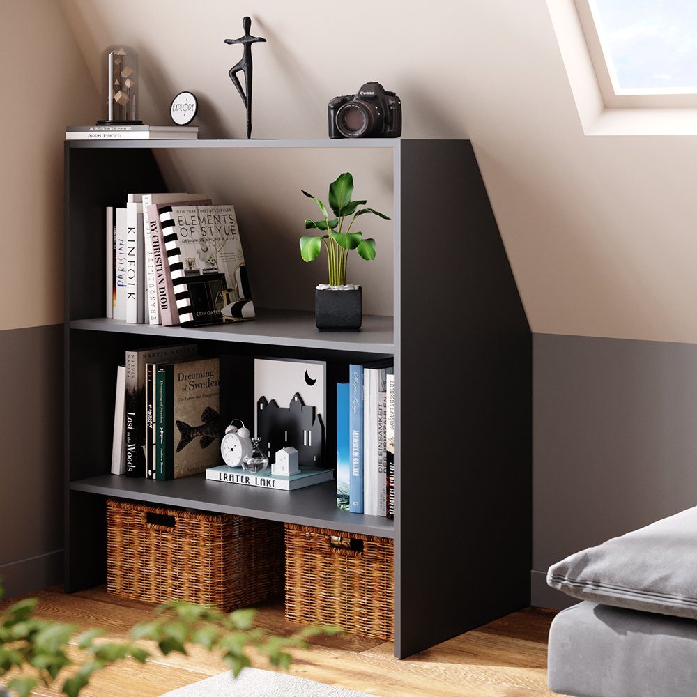 Vicco Regal, Anthrazit, 90 x 100 cm, 1-tlg.