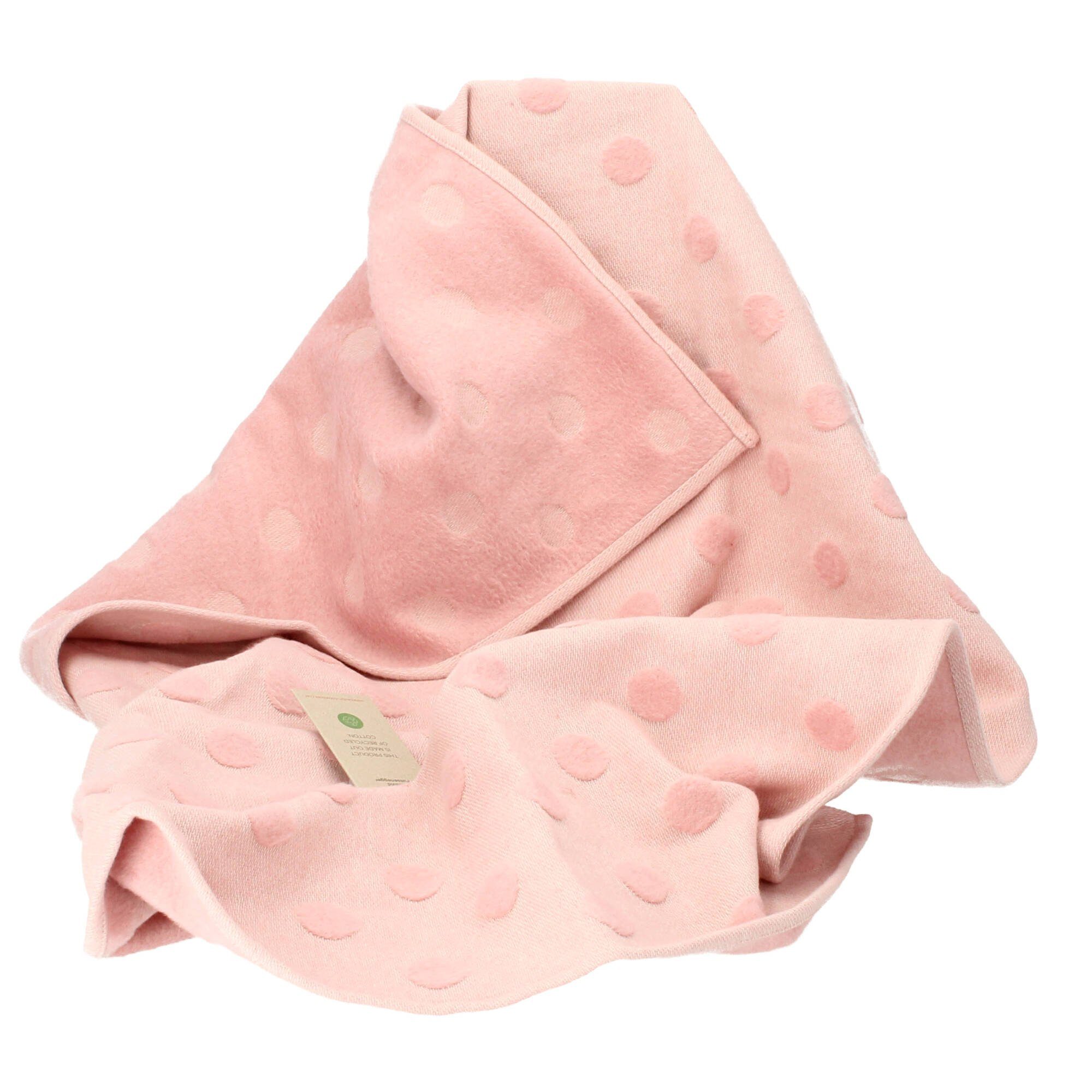 Babydecke Riga Babydecke Punkte rosa, DAVID FUSSENEGGER