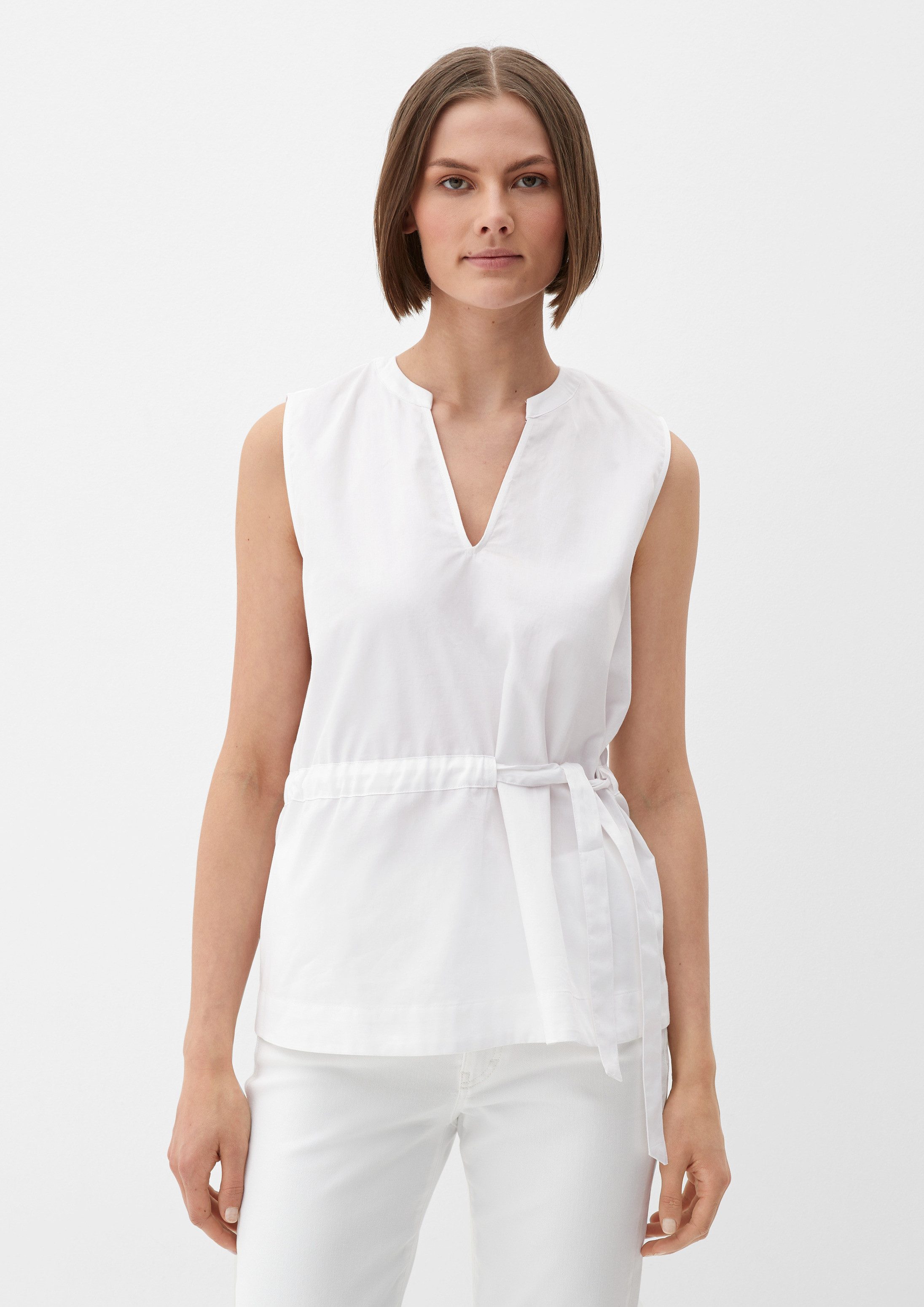s.Oliver Blusentop Bluse Bluse aus Popeline