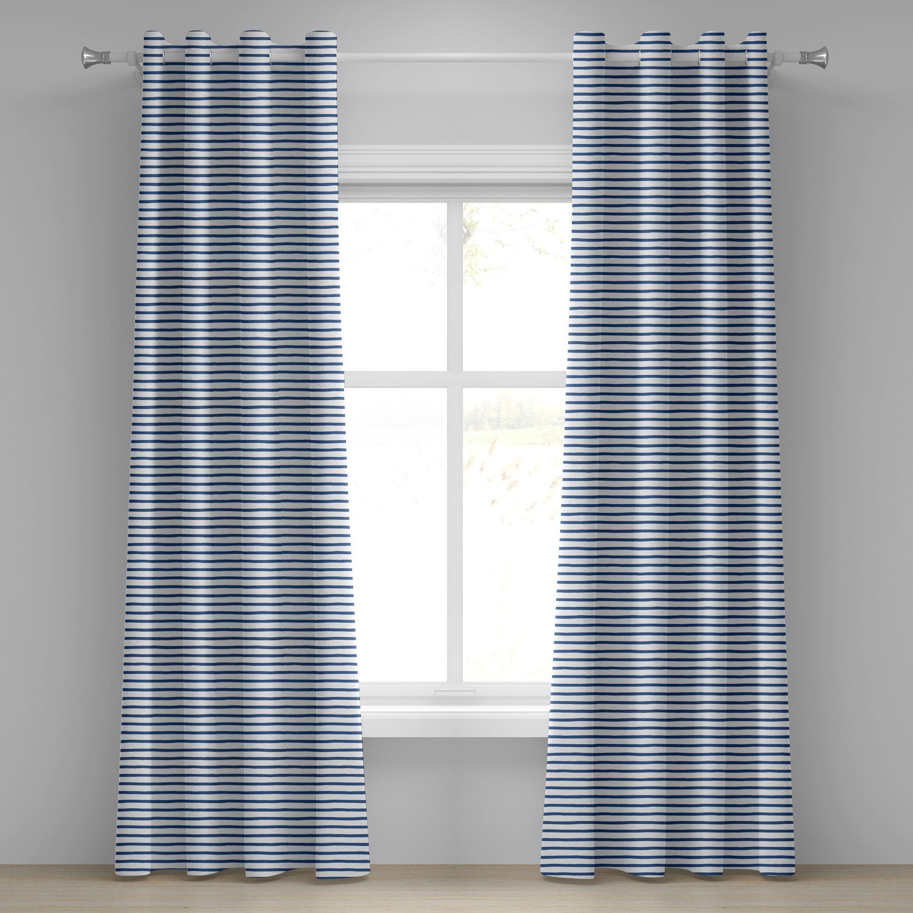 Abakuhaus Gardine Dekorative 2-Panel-Fenstervorhänge für Schlafzimmer günstig online kaufen