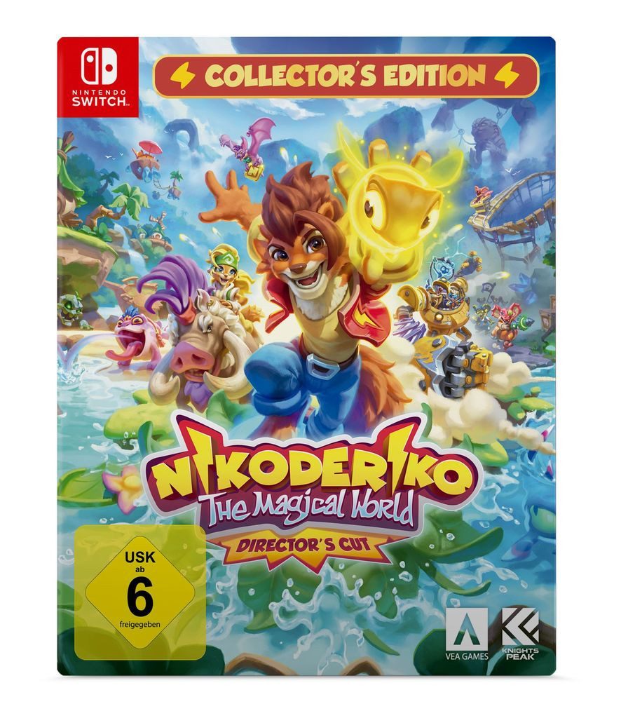 Nikoderiko: The Magical World Directors Cut - Collectors Edition Nintendo Switch, Mit Artbook, OST-CD, physischem Spiel und sammelbarer Schubbox.