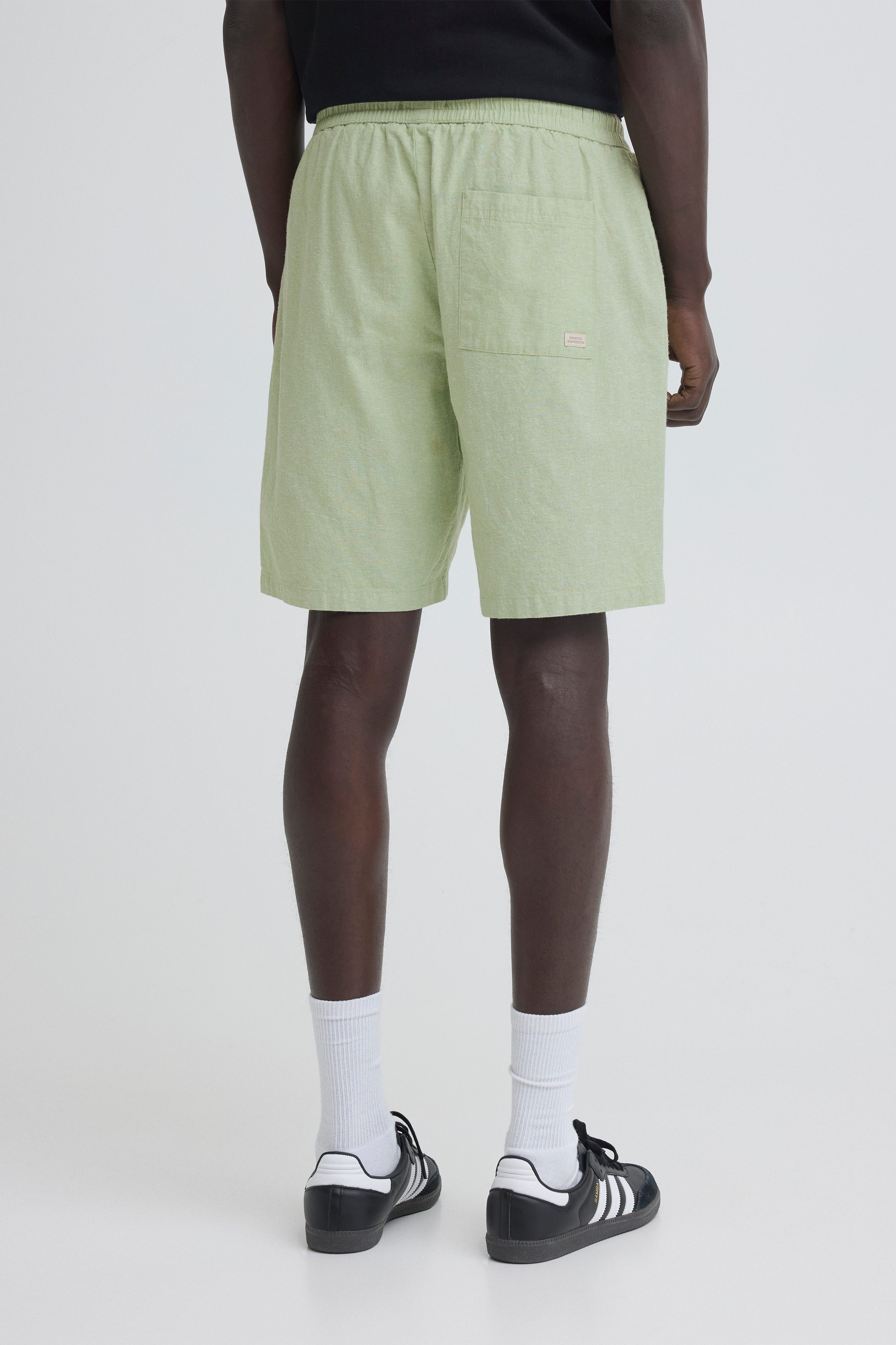 Blend Bermudas BHABAN LIN SHORTS PP NOOS in sommerlicher Leinen-Optik