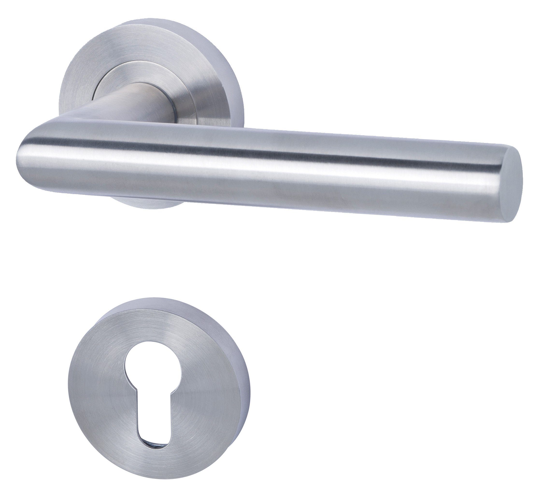 Alpertec Türbeschlag Rosettengarnitur L17/A148 für Türen mit Profilzylinderlochung (1 St)
