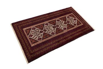 Orientteppich Belutsch 108x190 Handgeknüpfter Orientteppich / Perserteppich, Nain Trading, rechteckig, Höhe: 6 mm
