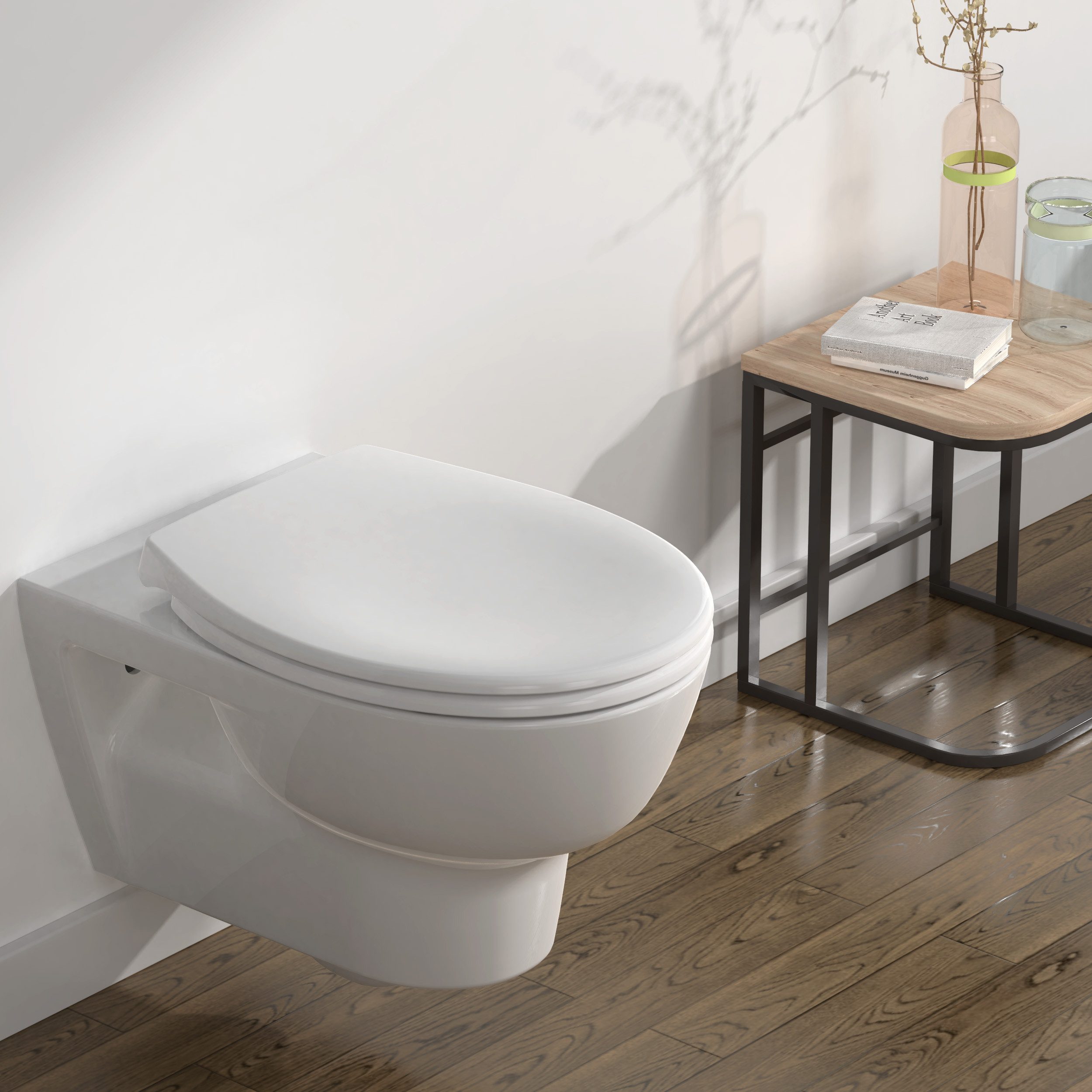 Euroshowers GmbH WC-Sitz mit Kindersitz, Soft-Close Abnehmbar & leicht zu r günstig online kaufen