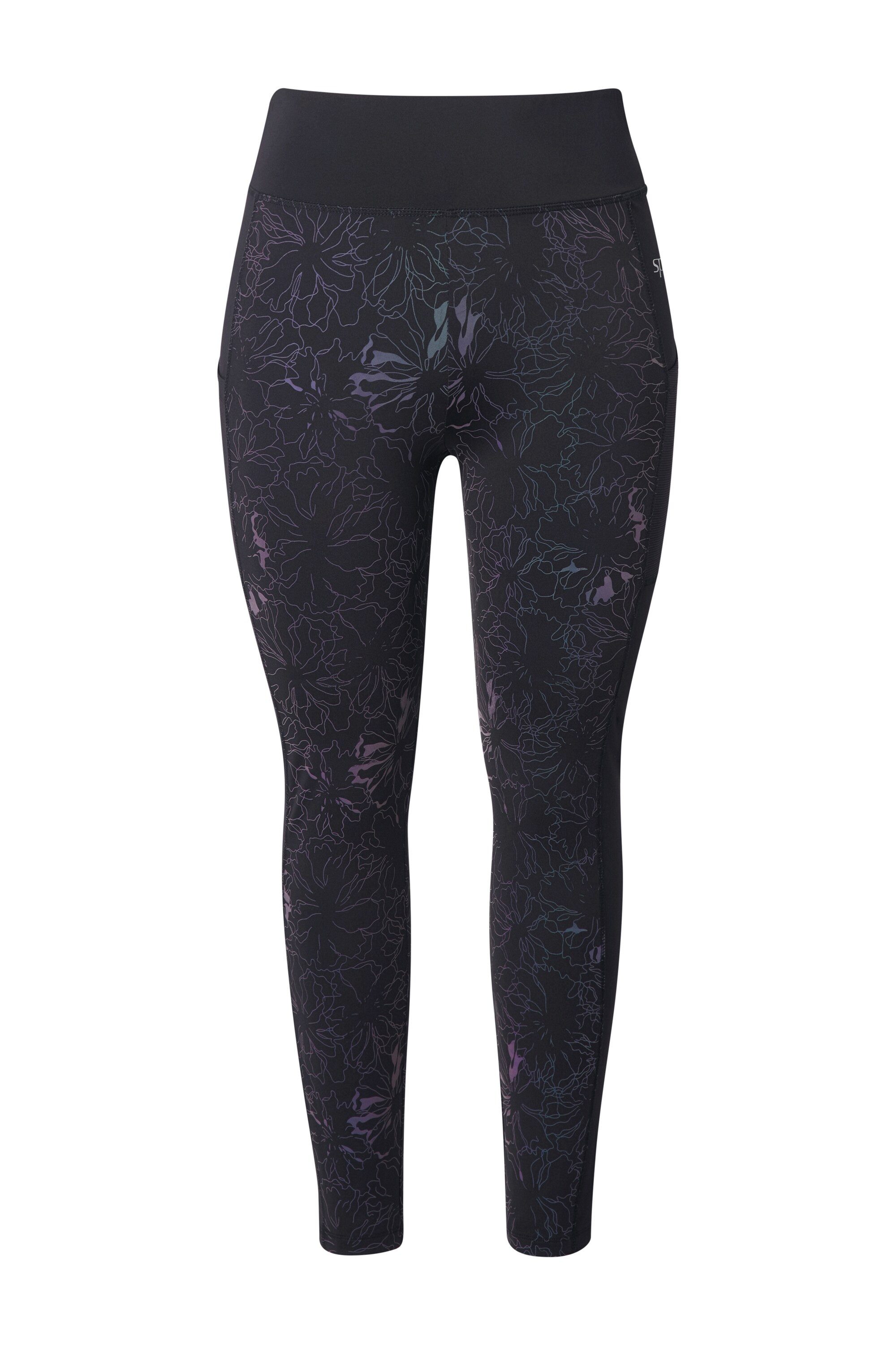 Ulla Popken Leggings Sport-Leggings schnelltrocknend Taschen recycelt günstig online kaufen