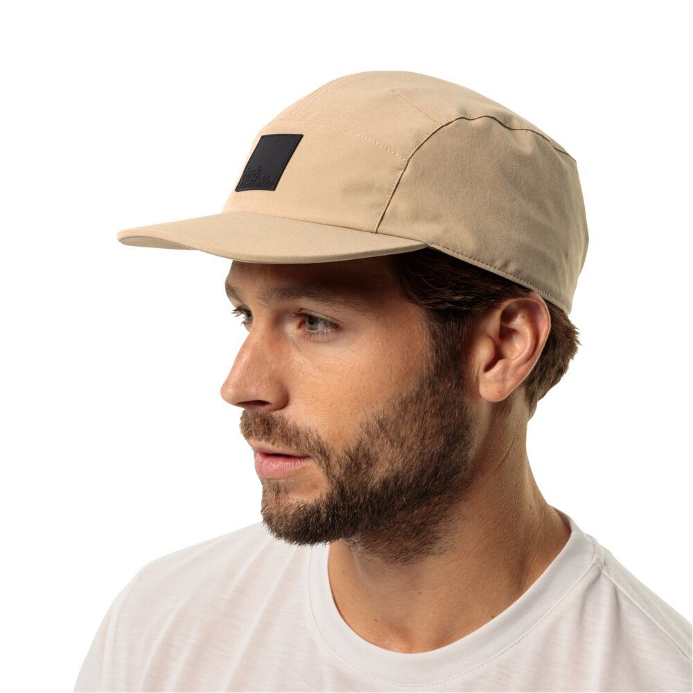 Jack Wolfskin Baseball Cap Mainkai Cap (wasserabweisend, atmungsaktiv) sandbraun