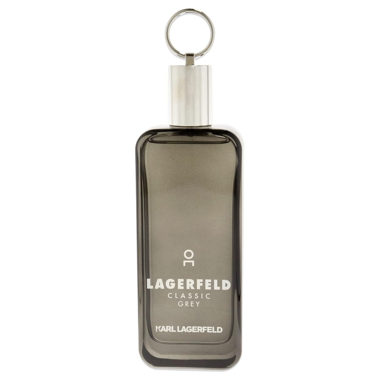 LAGERFELD Eau de Toilette Classic Grey, Glasflakon, Parfüm EDT, Herrenduft