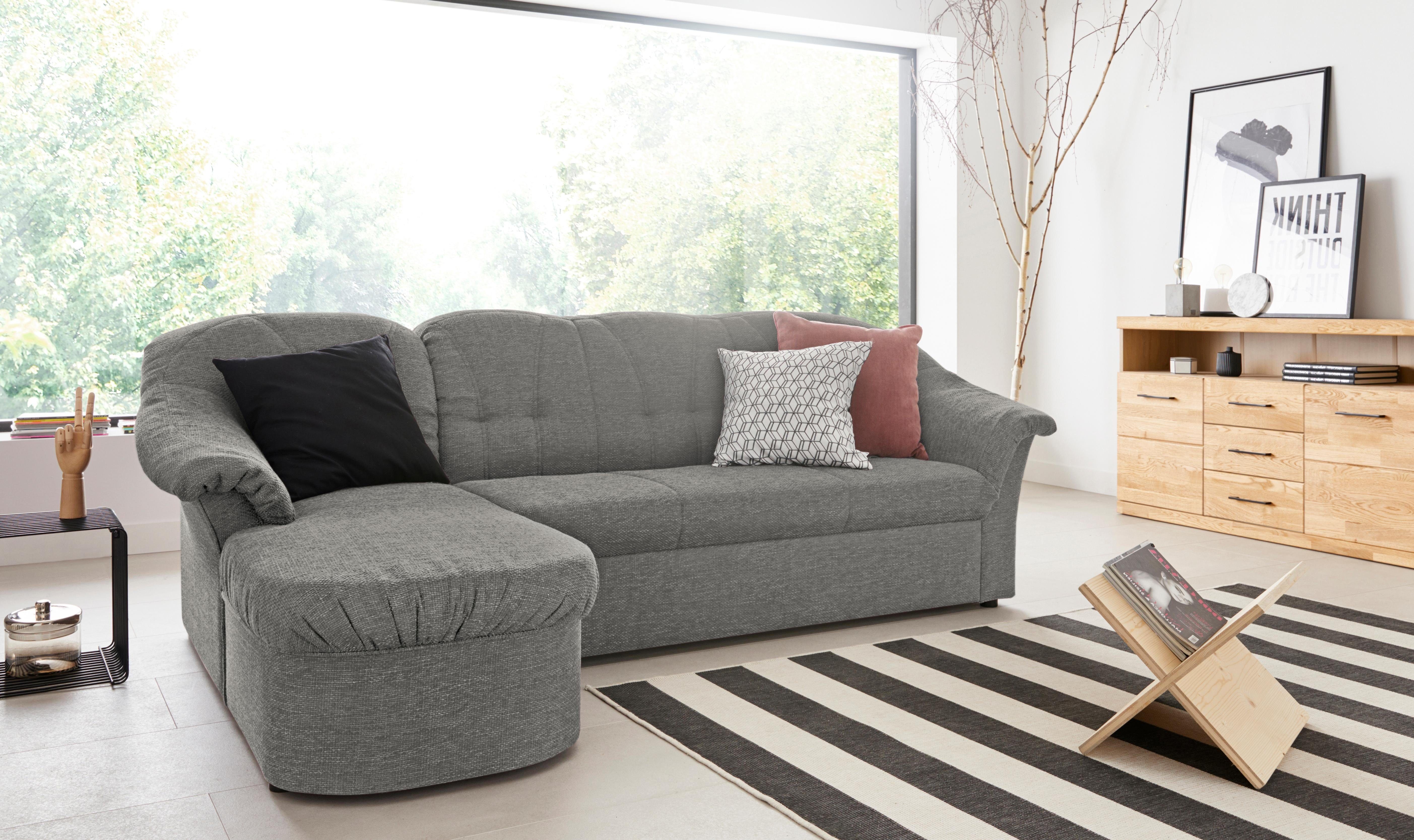 DOMO collection Ecksofa Pegnitz, elegante Rückensteppung, günstig online kaufen