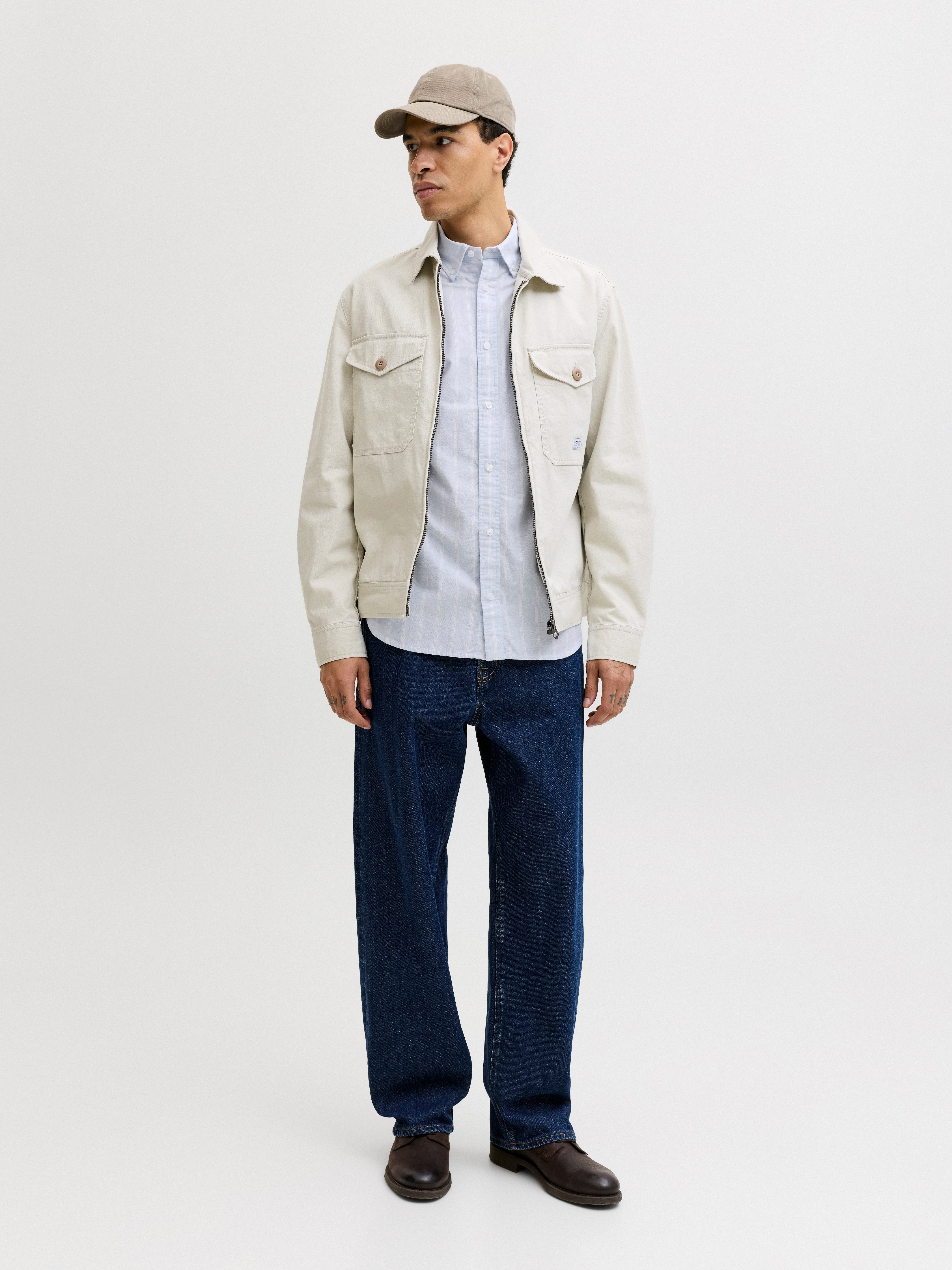Jack & Jones Langarmhemd JPRBLUHARVEY OXFORD L/S SHIRT SN Baumwolle, regular fit – Bild 5 von 5