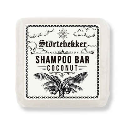 Störtebekker Festes Haarshampoo Kokos, Vegane & Nachhaltige Reinigung für Körper und Haar