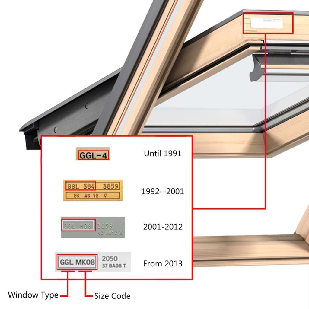 Gardine Verdunkelungsrollo Schwarz F06 Dachfenster Dachschrägenfenster, vidaXL