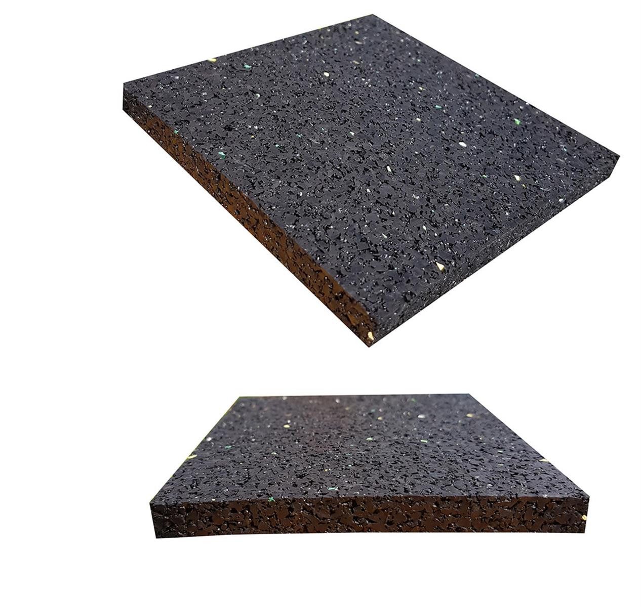 varivendo Vibrationsdämpfer Antirutschpad 100x100x8mm schwarz, 1 Stück, (Stück, 1-St., Anti-Rutschpad), Unterlage Antivibration Ladungssicherung Gummipads