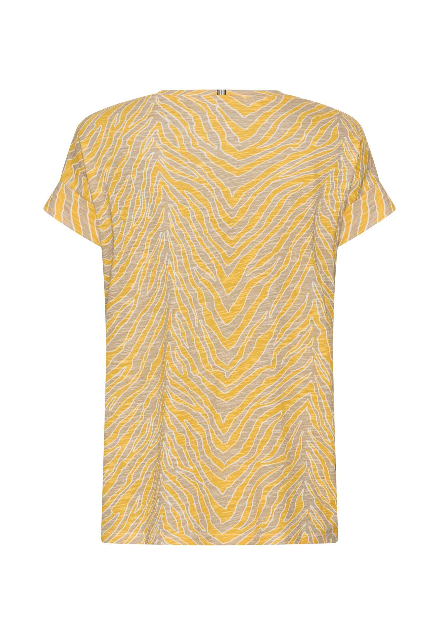 camel active T-Shirt mit Rundhalsausschnitt Kurzarm