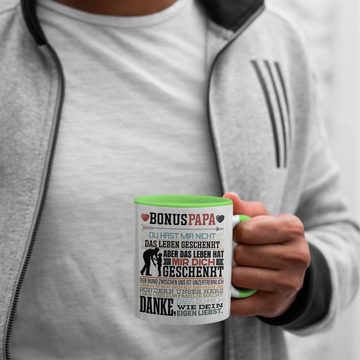 Trendation Tasse Bonus Papa Tasse Stiefvater Geschenk Stiefvater Vatertag Lustiger Spr