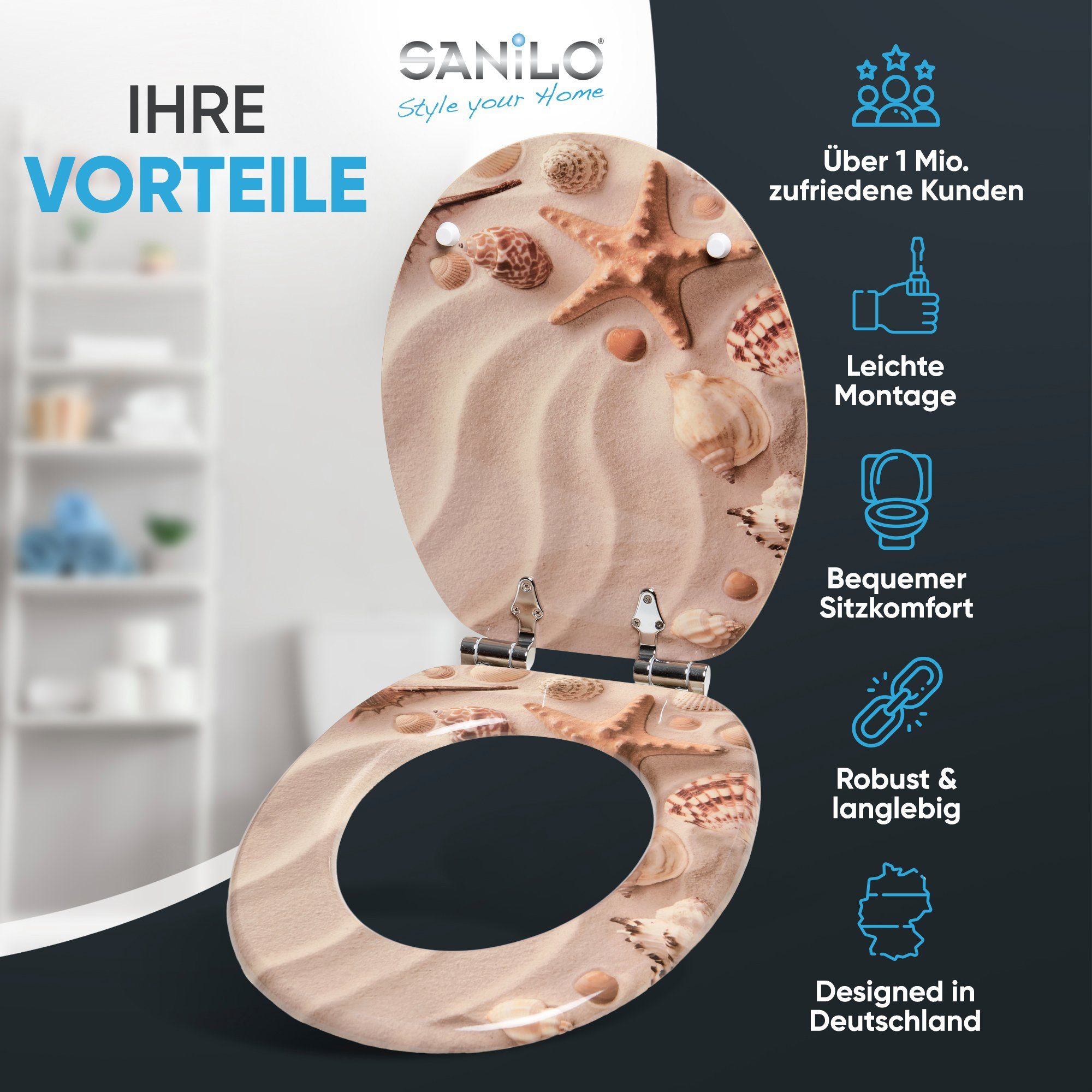 Sanilo WC-Sitz mit Absenkautomatik, viele schöne Toilettensitze direkt vom günstig online kaufen