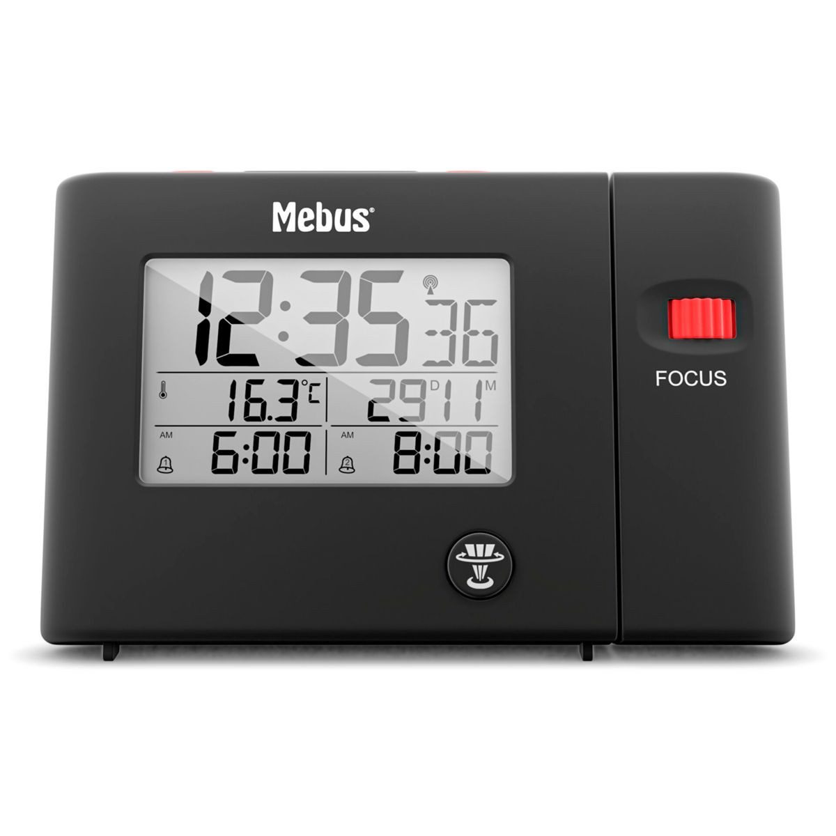 Mebus Wecker 25795 Funk-Projektionswecker