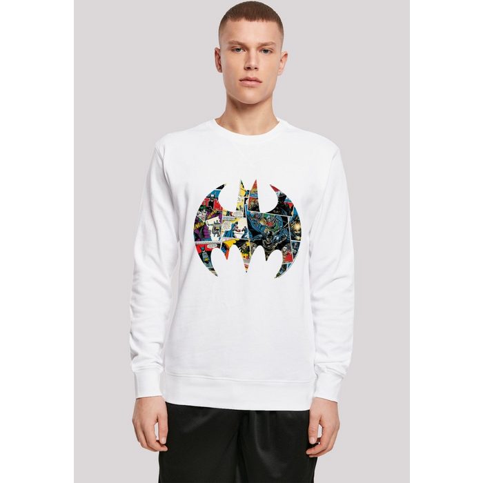F4NT4STIC Sweatshirt DC Comics Batman Comic Book Logo Herren Premium Merch Longsleeve Pullover Bedruckt