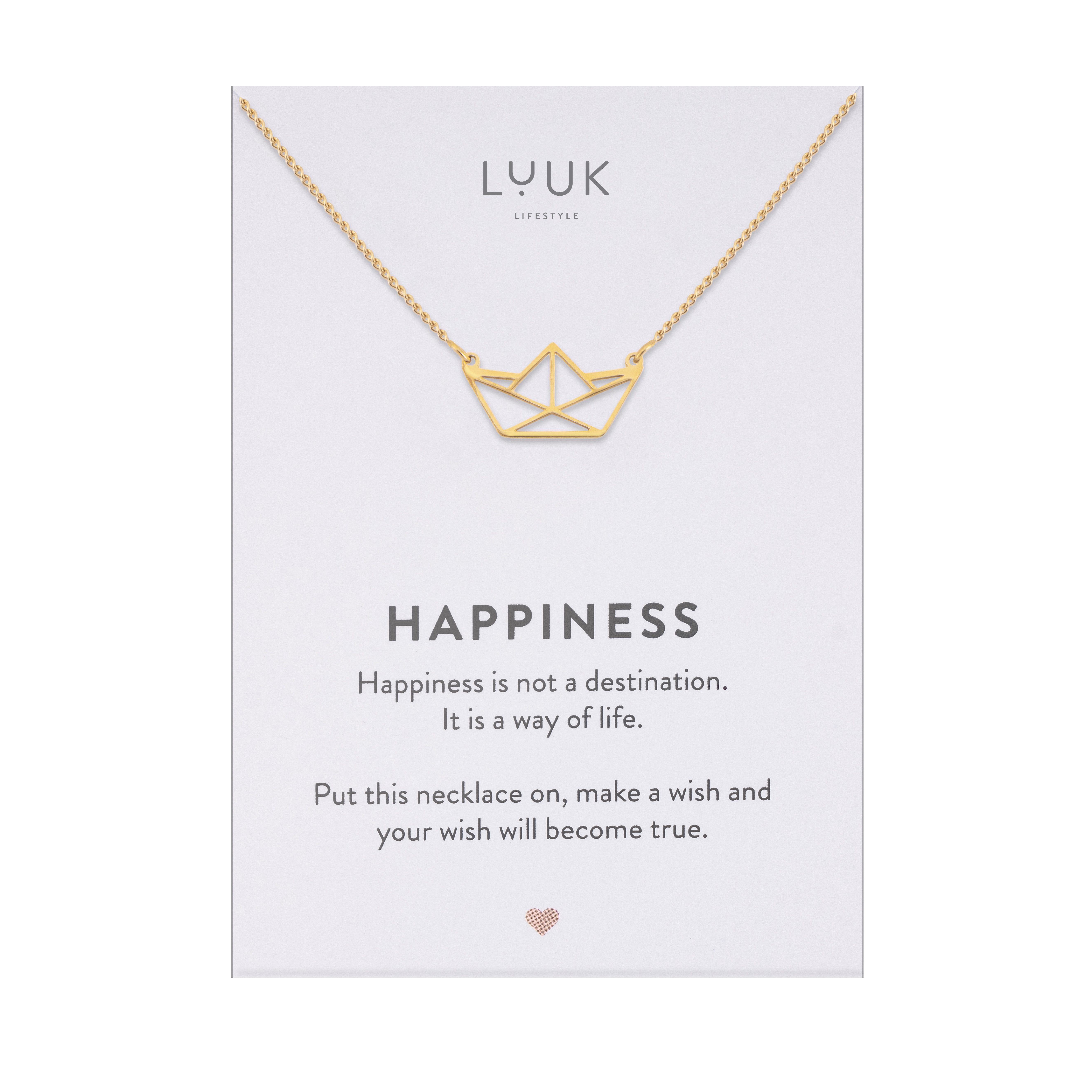 LUUK LIFESTYLE Kette mit Anhänger Schiff, günstig online kaufen