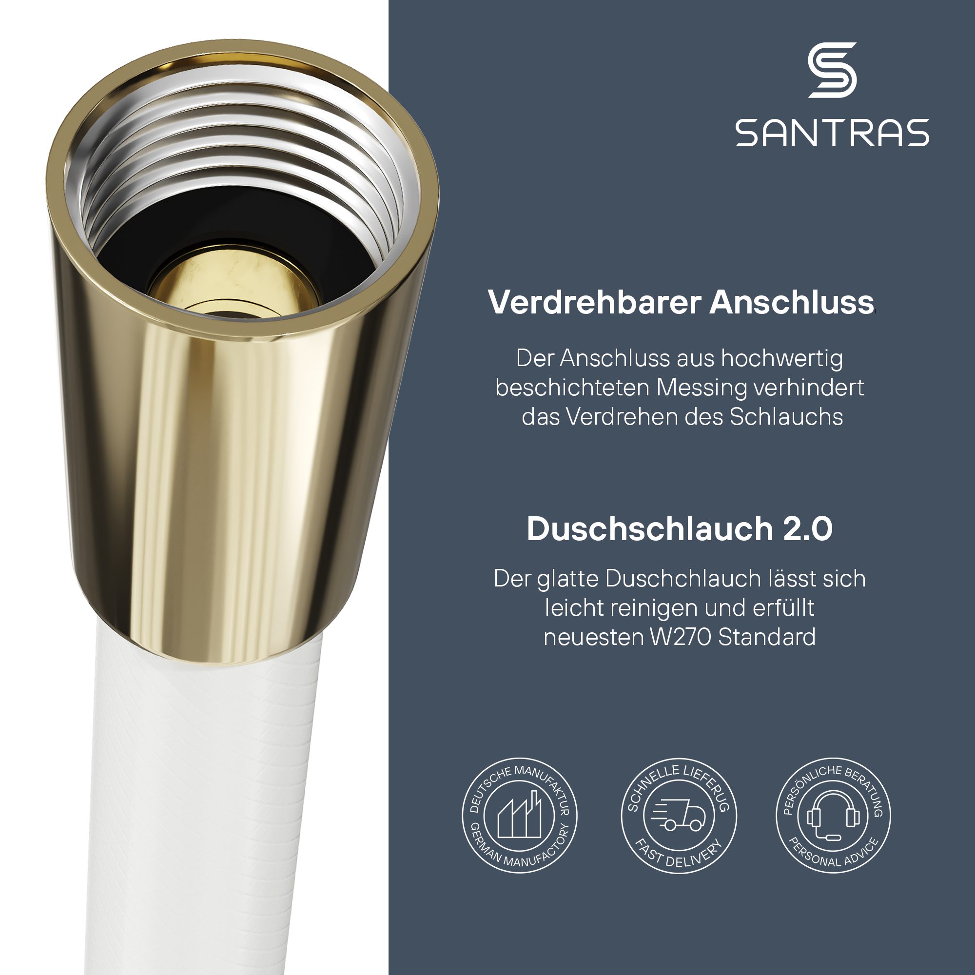 Santras Brauseschlauch Duschschlauch Sun-Flex günstig online kaufen
