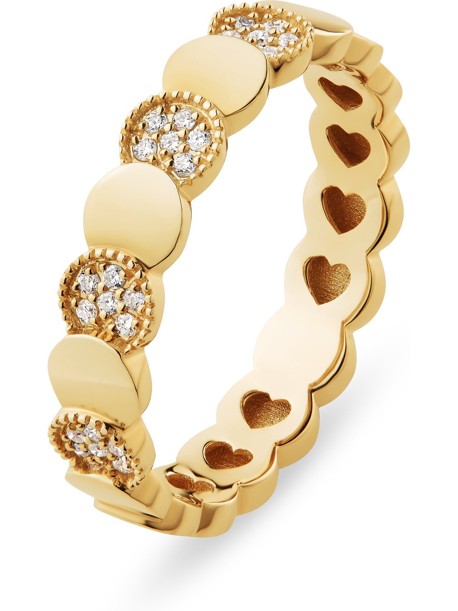 CHRIST Diamantring CHRIST Damen-Damenring 585er Gelbgold 24 Diamant günstig online kaufen