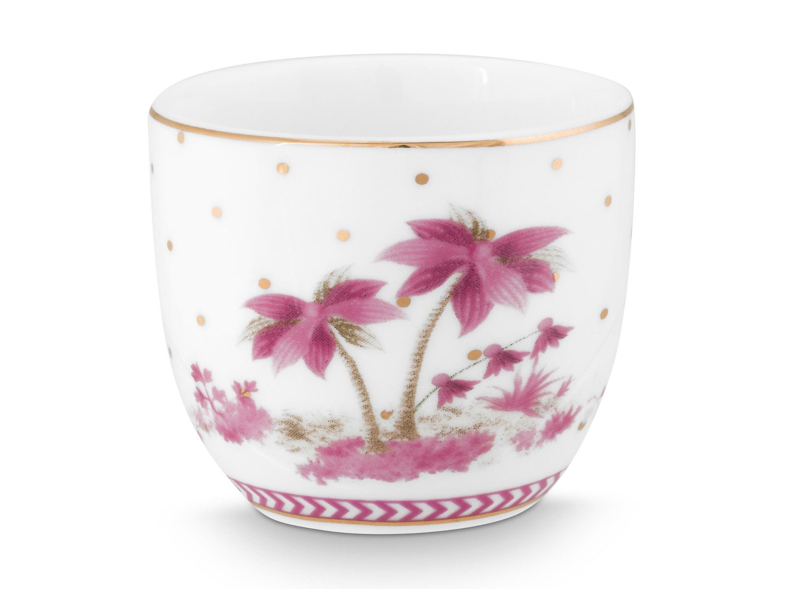 PiP Studio Eierbecher Jolie Dots Gold Pink Eierbecher 7cm