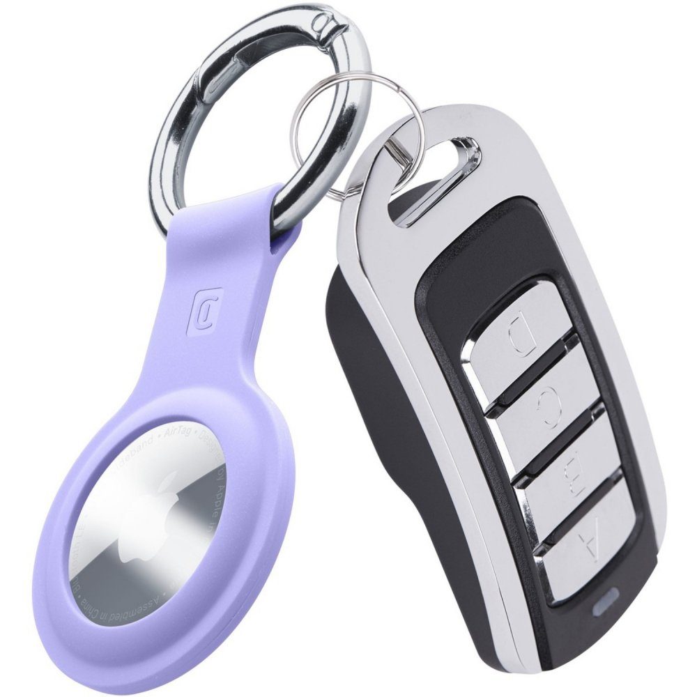 Schlüsselanhänger Ring Key - Cellularline Apple - violett AirTag Schlüsselanhänger