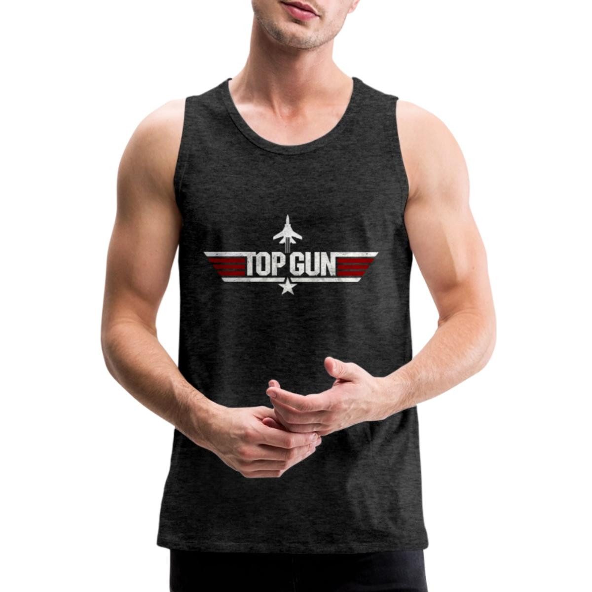 Spreadshirt T-Shirt Top Gun Jet Logo günstig online kaufen