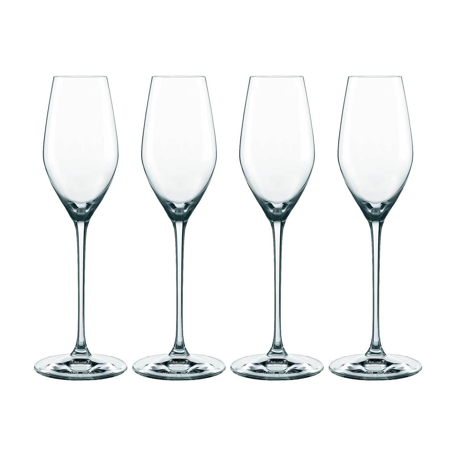 Nachtmann Champagnerglas Supreme Champagnergläser 300 ml 4er Set, Glas