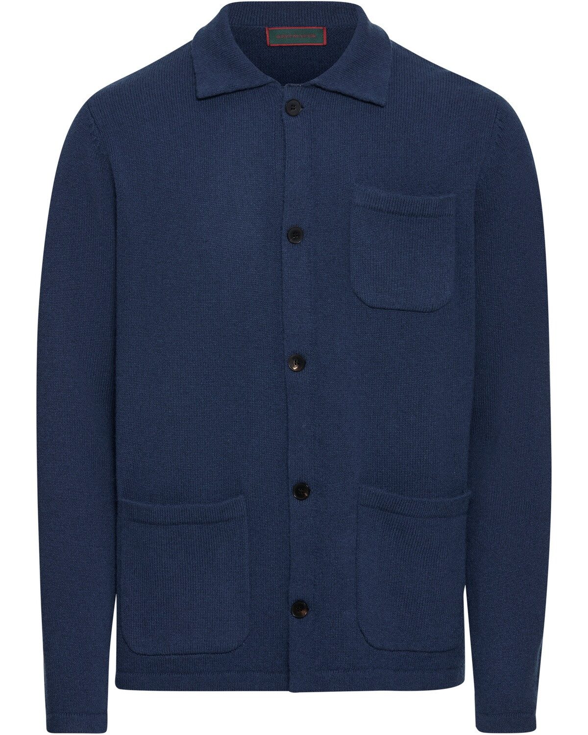 Reitmayer Strickjacke Strickjacke mit Hemdkragen