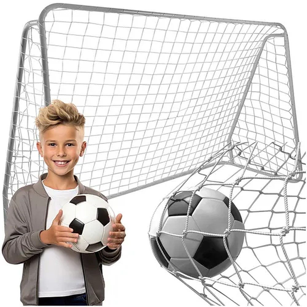 Trizand Fußballtor Ersatznetz Tornetz Fußballnetz (Spar-Set, 1 St., 213x150x90 cm wetterfest), nur Netz, 213x150x90 cm, HDPE 2 mm, wetterfest