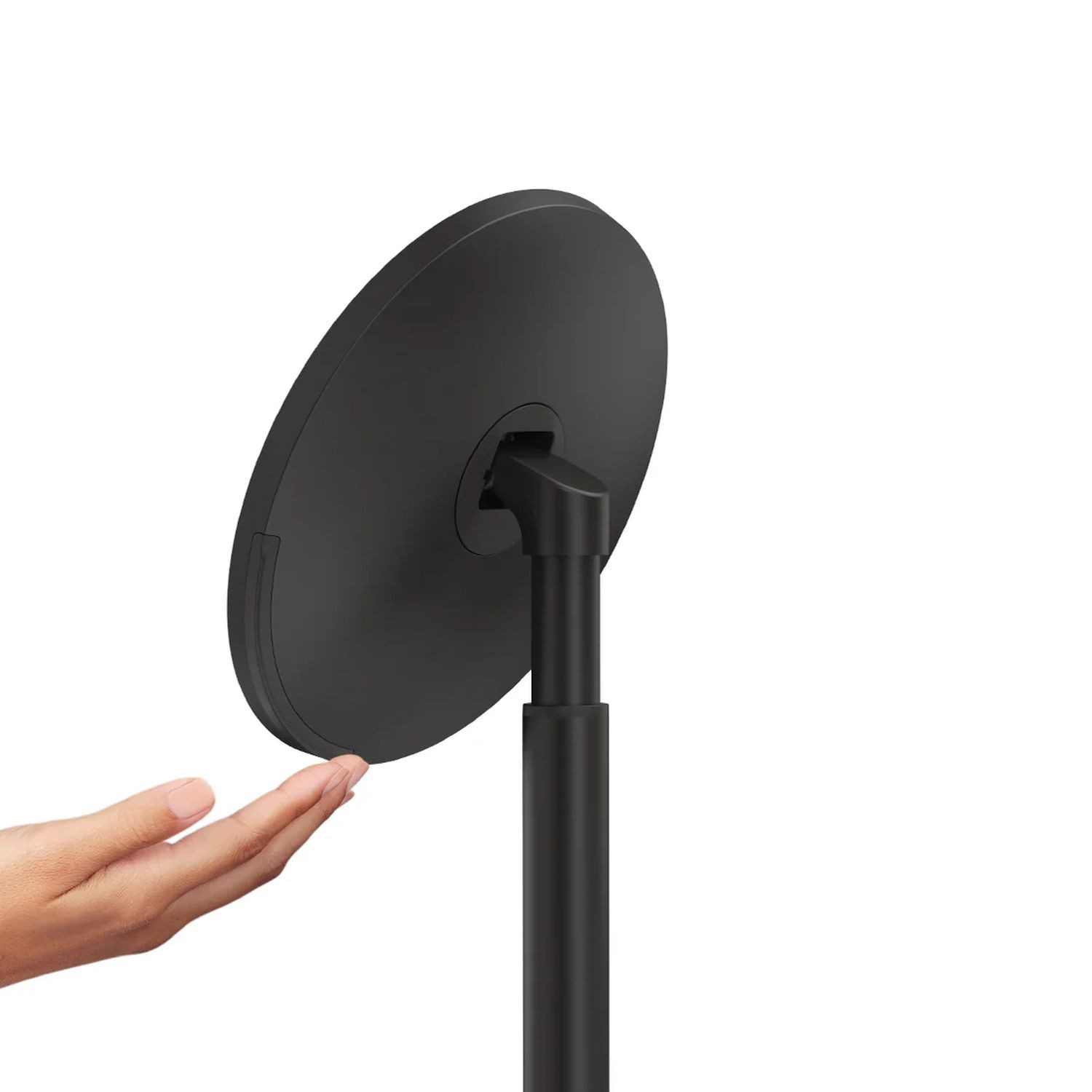 simplehuman LED-Lichtspiegel mit Touch-Helligkeitsregelung Mattschwarz