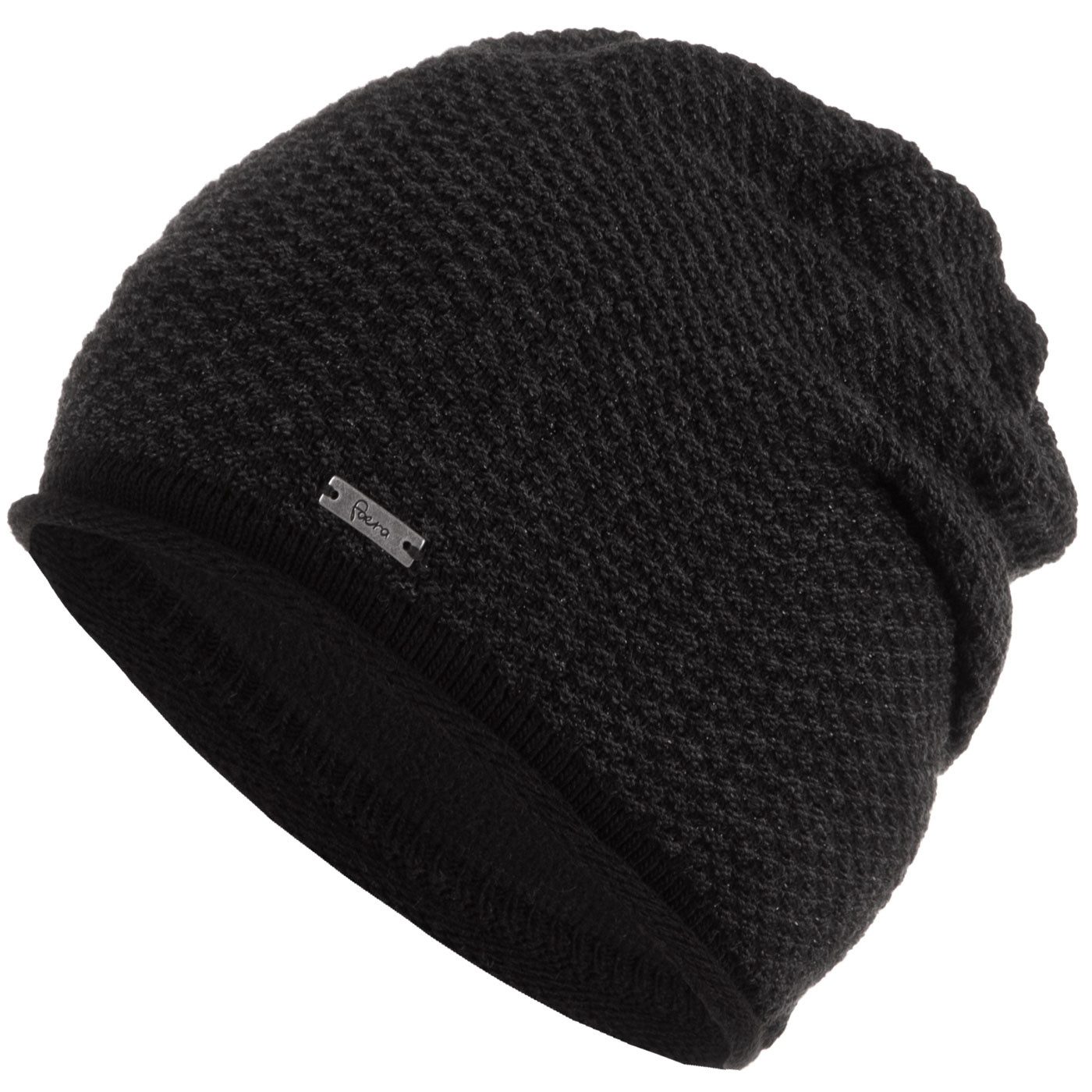Faera Strickmütze Wintermütze Damen Mütze Beanie Haube gefüttert Strickmütze Damenmütze