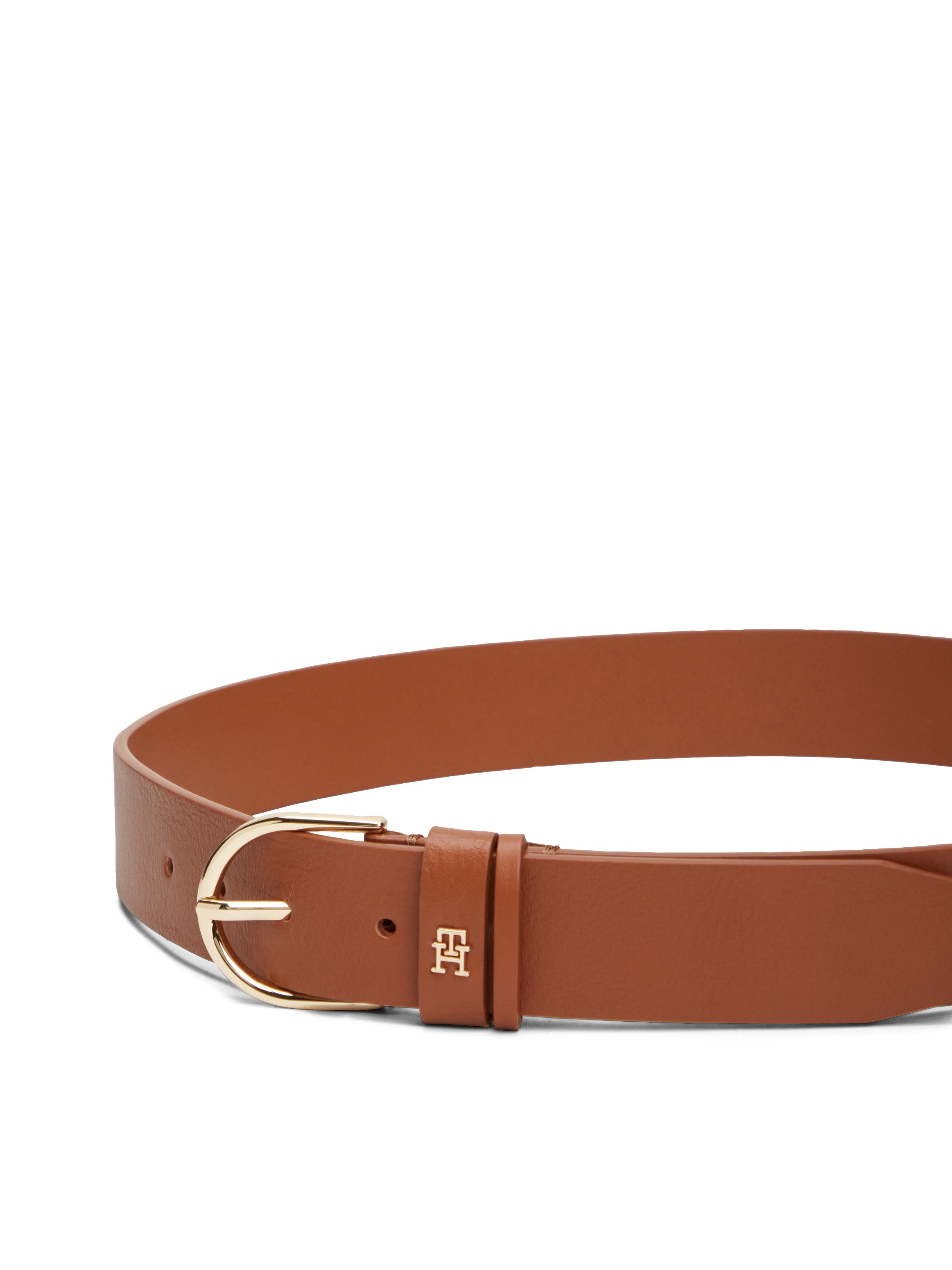 Tommy Hilfiger Ledergürtel ESSENTIAL EFFORTLESS 3,5 cm breit Damengürtel, 3,5 cm breit, casual und Jeans, ovale Einfachdornschließe