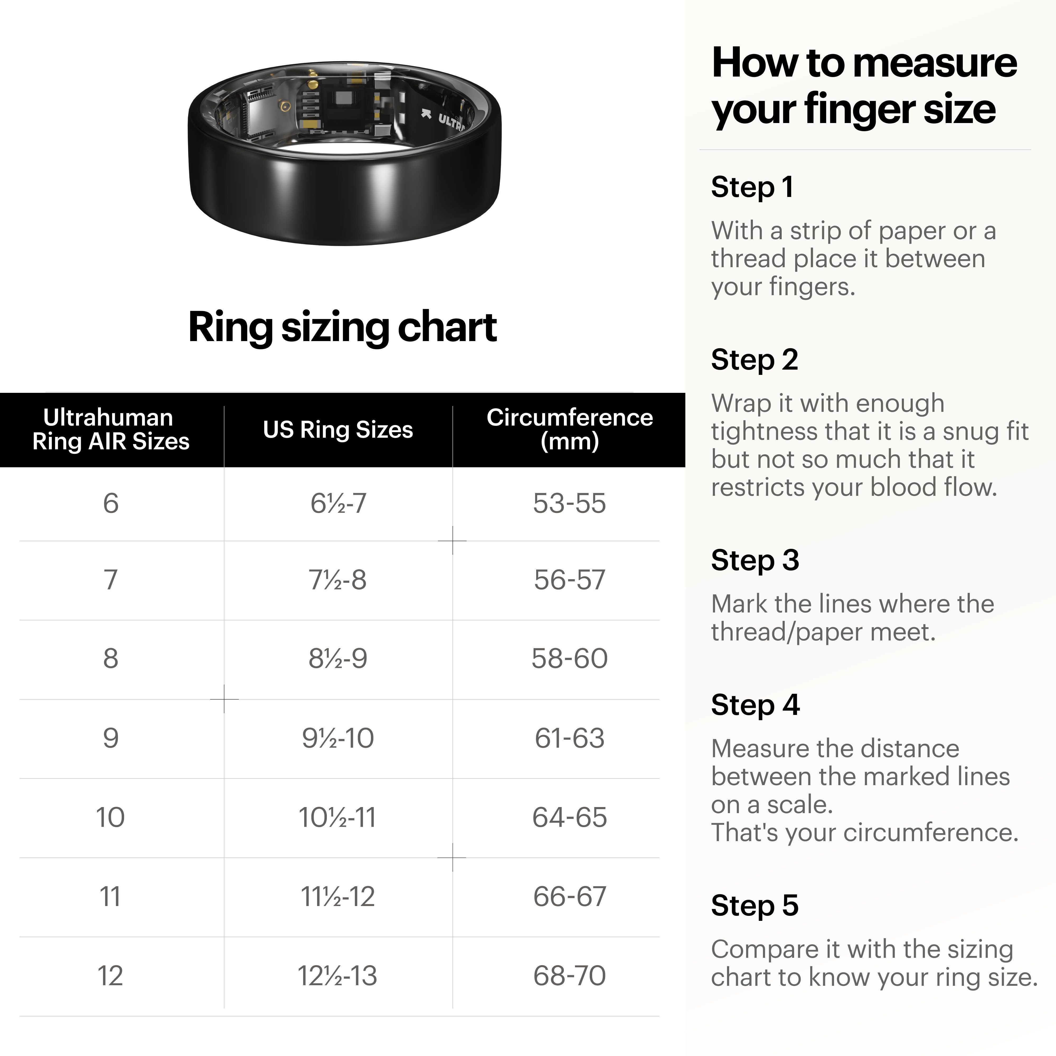 Ultrahuman Smart Ring Ultrahuman RIng Air, günstig online kaufen