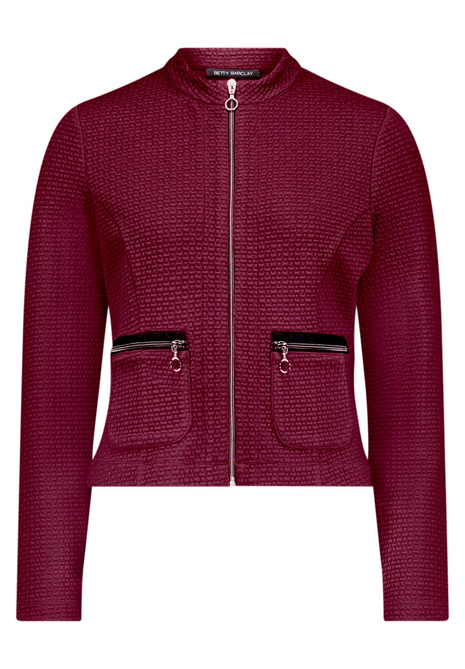 Betty Barclay Sweatjacke Damen mit Reißverschluss