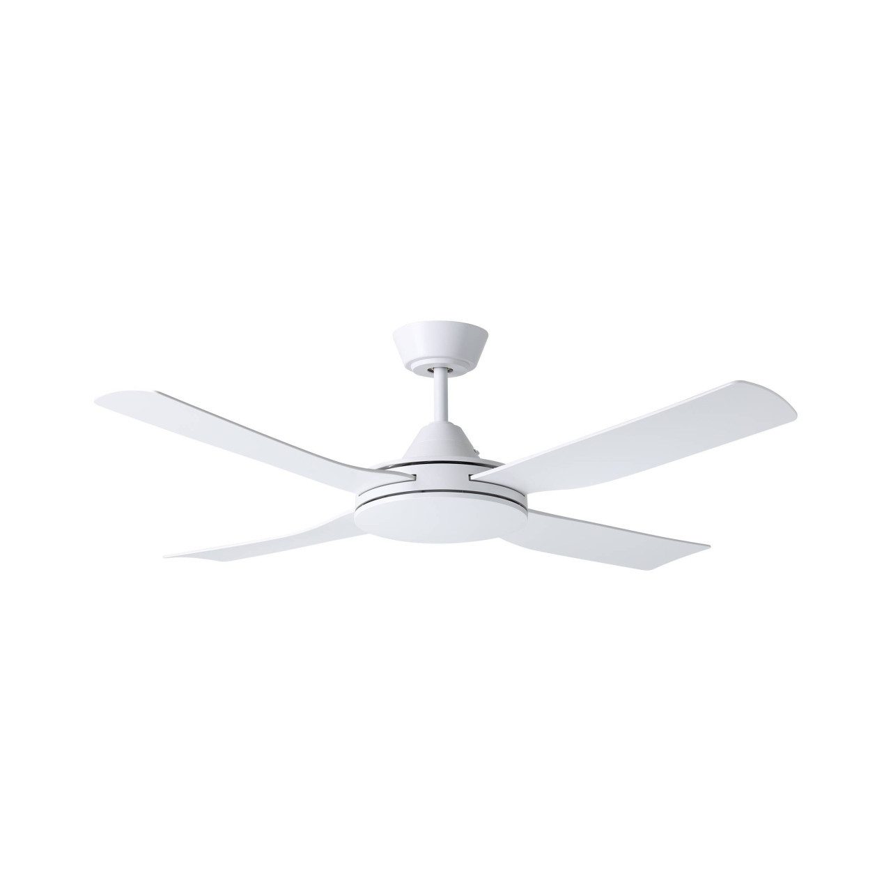 EGLO Turmventilator Eglo Deckenventilator Bondi 1 Ø 122 cm 52 W weiß, Nicht dimmbar nicht Smart Home-fähig ohne Bewegungsmelder