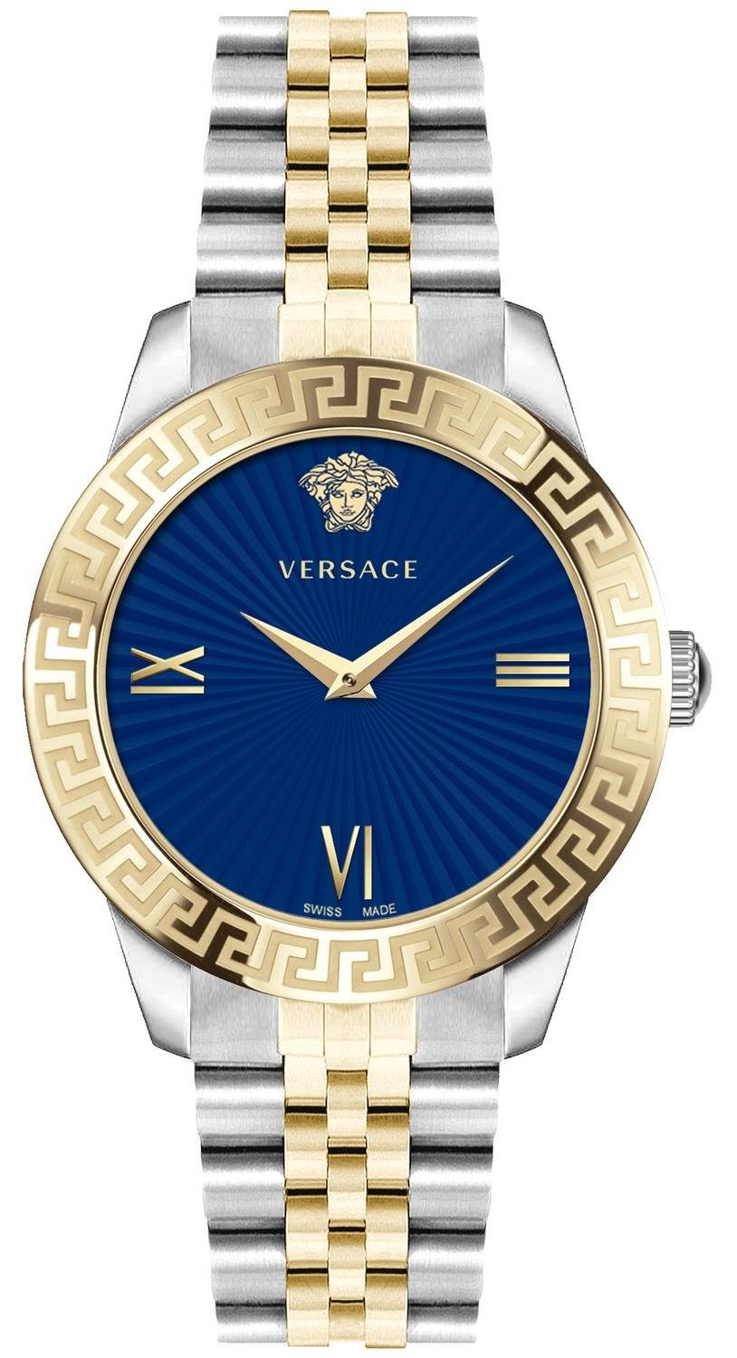 Versace Schweizer Uhr Greca Signature, Mit Echtheitskarte und CLG Sicherheitsnummer
