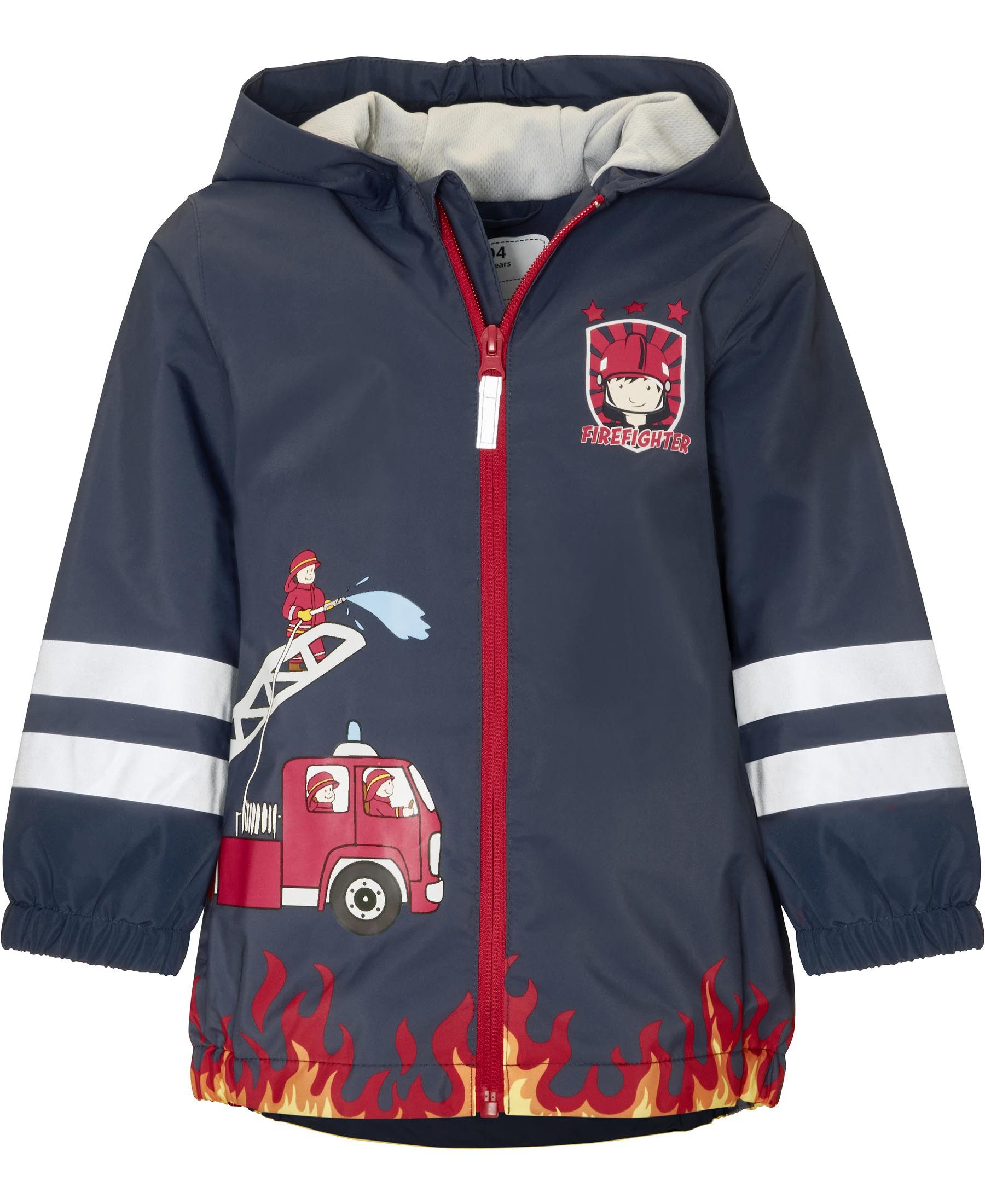 Playshoes Regenjacke Outdoor-Jacke Feuerwehr