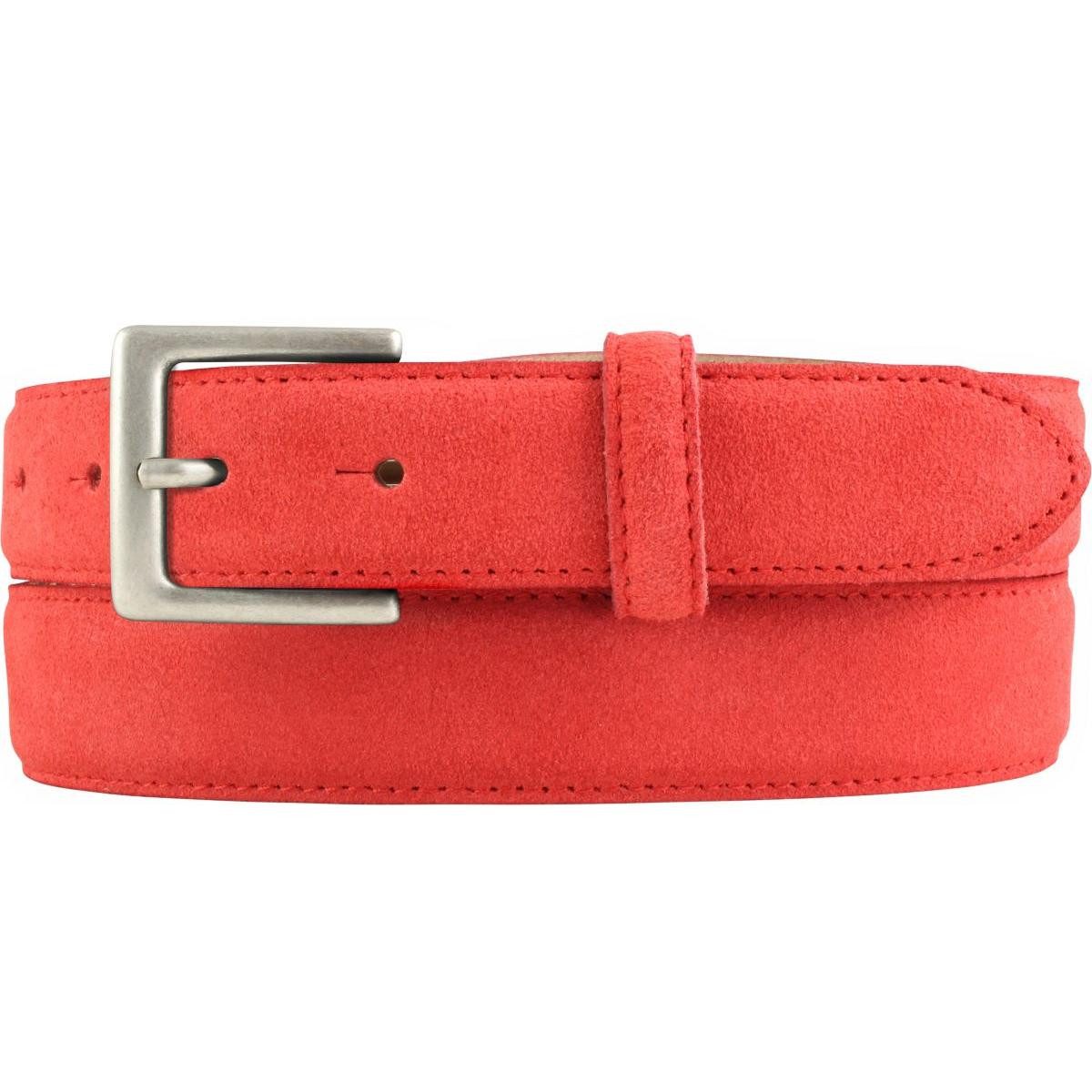 Ledergürtel Gürtel aus Veloursleder 3,0 cm - Velour-Ledergürtel für Herren 30mm -