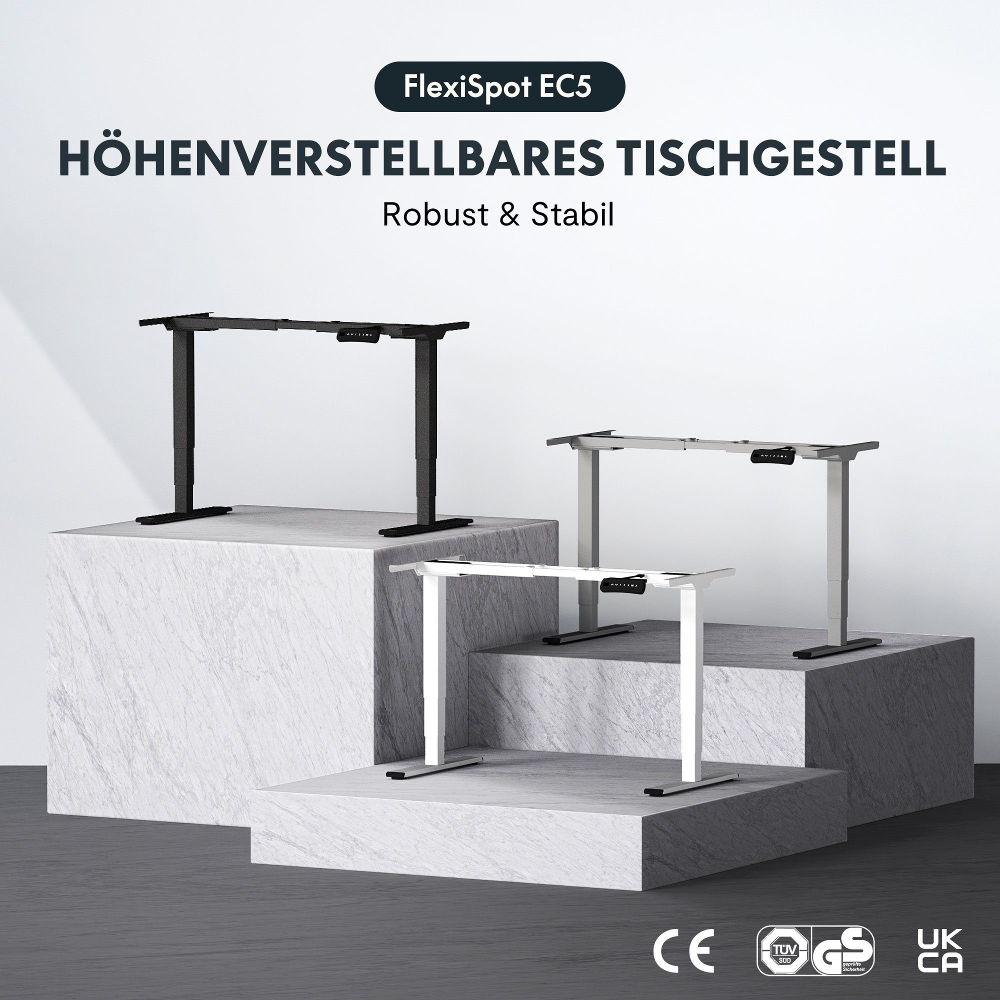 FLEXISPOT Schreibtisch Elektrisch höhenverstellbares Tischgestell (EC5 günstig online kaufen