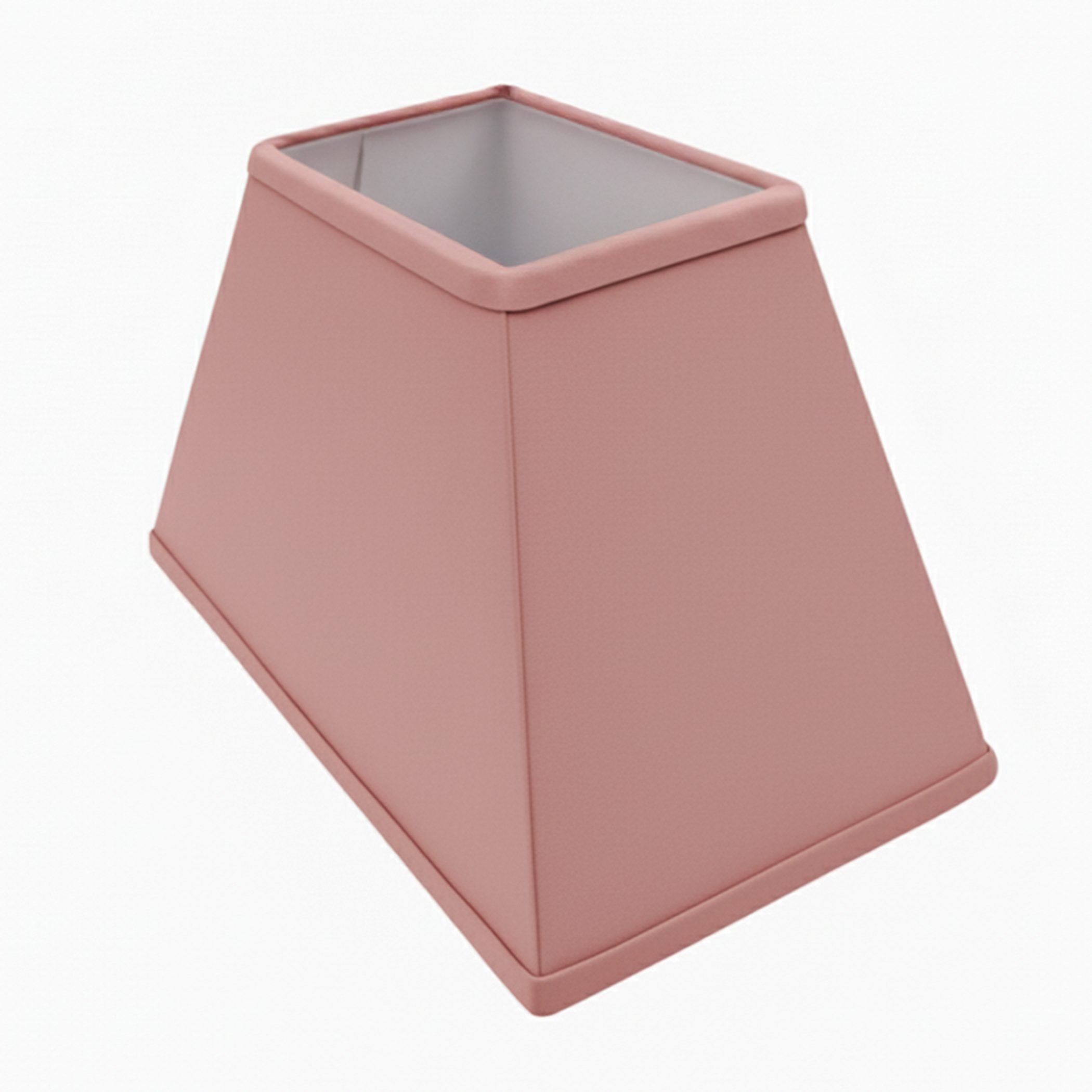 B&S Lampenschirm Lampenschirm rechteckig Velvet pink B:30x20/T:15x10/H:18cm günstig online kaufen