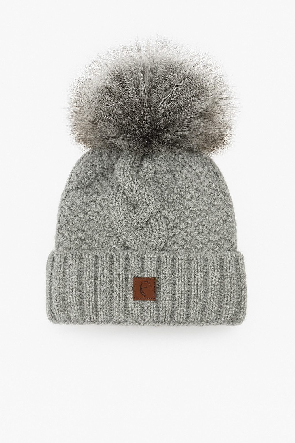 Faera Strickmütze Warme Strickmütze für kalte Tage für Damen (1-St., modisch) Normal Fit Einfarbig elastisch Ohne Verschluss Casual-Style