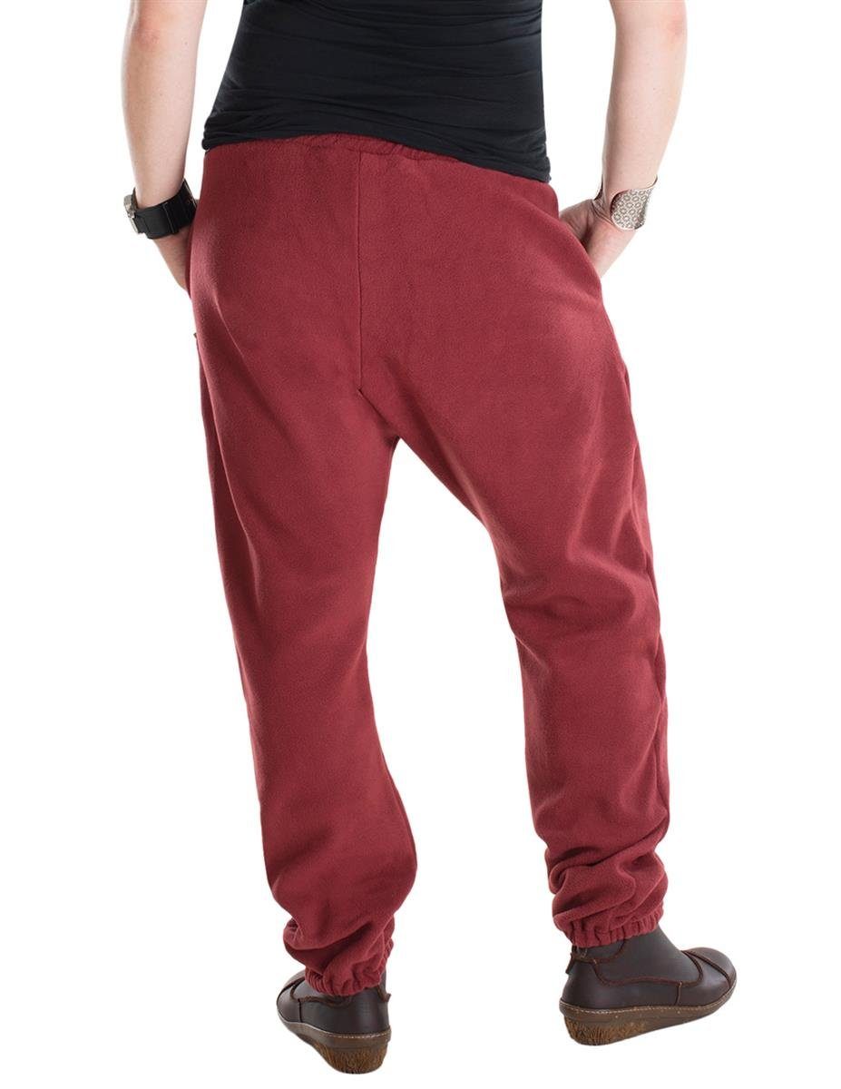 Vishes Fleecehose Warme Thermo Haremshose aus Fleece mit Tasche Recycling Fleece
