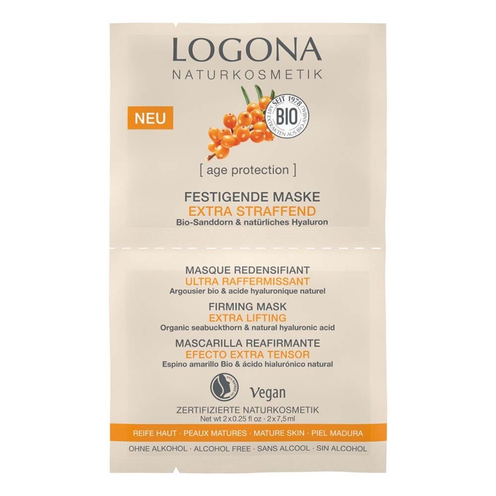 LOGONA Gesichtsmaske age protection - Festigende Maske extra straffend 15ml