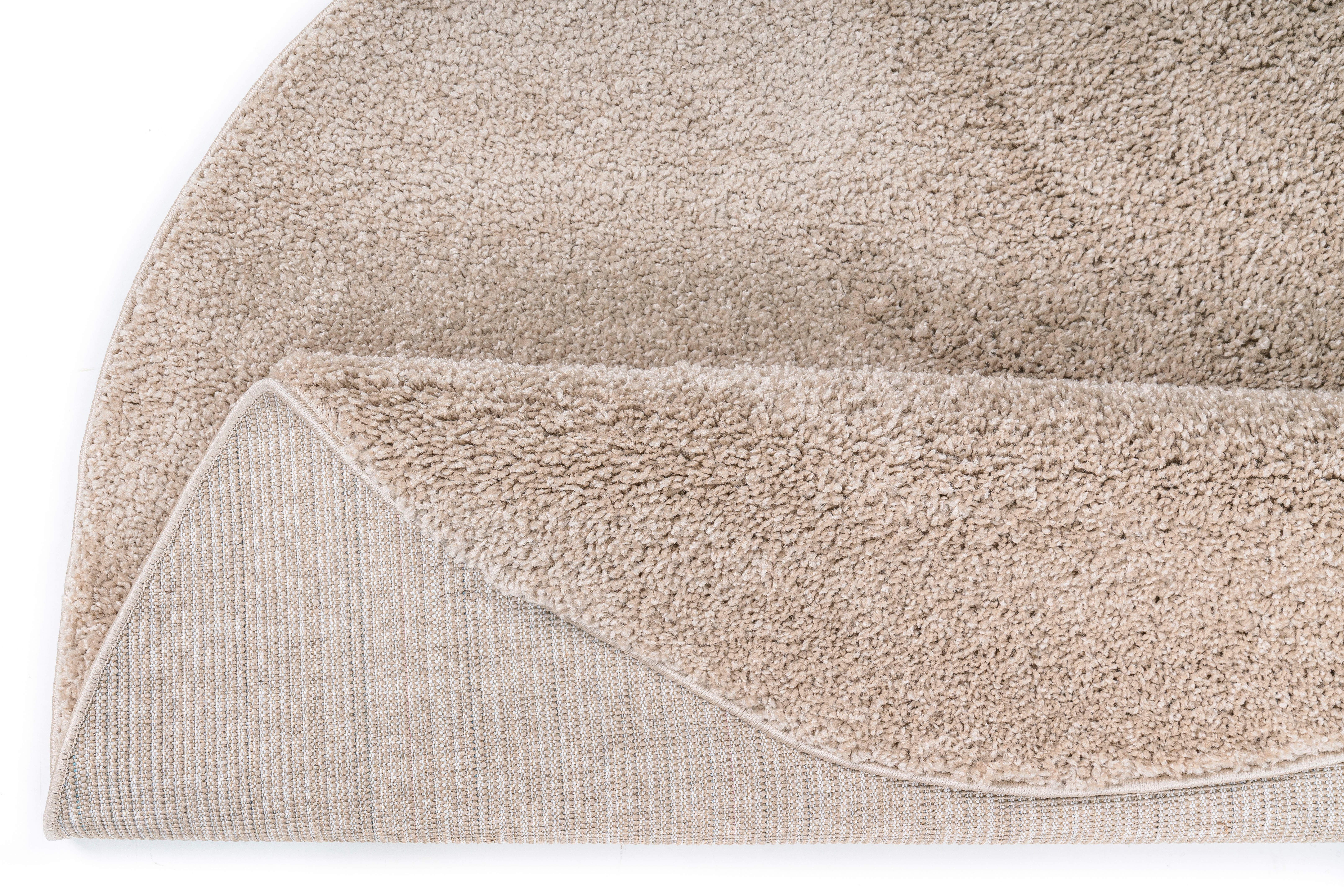 Teppich rund, kuschelig sand einfarbig, 45 Höhe: besonders weich Teppich affaire, Home mm, rund, und Viva Uni-Farben,