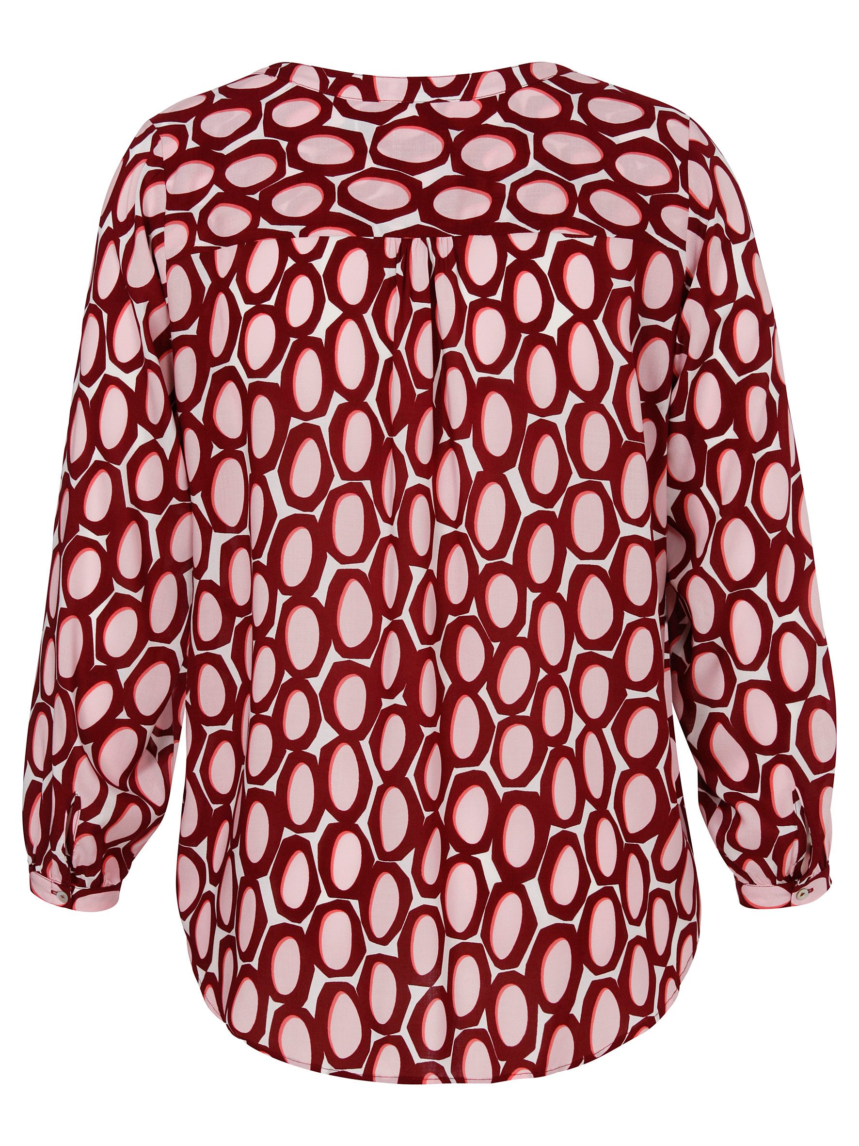 VIA APPIA Langarmbluse Bluse V-Ausschnitt 1/1 günstig online kaufen